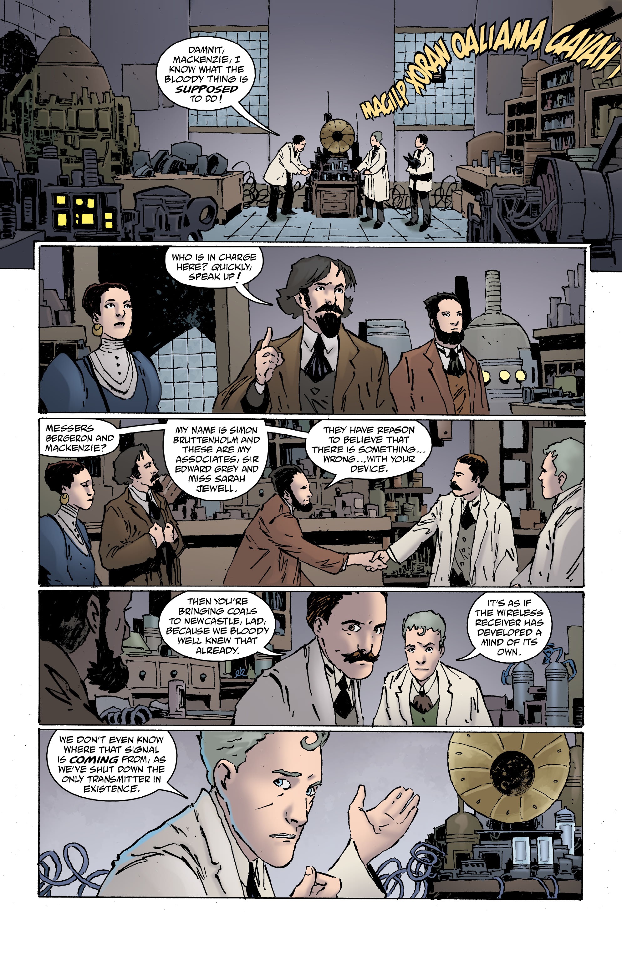 Read online Hellboy: The Silver Lantern Club comic -  Issue #1 - 14