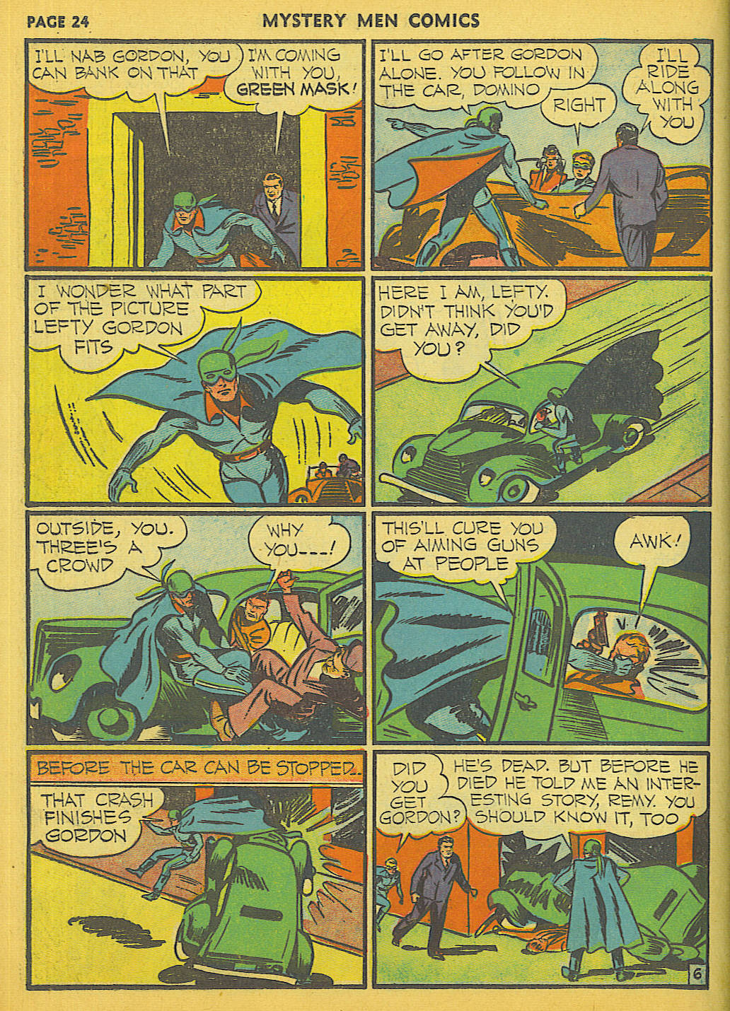 Read online Mystery Men Comics comic -  Issue #23 - 26