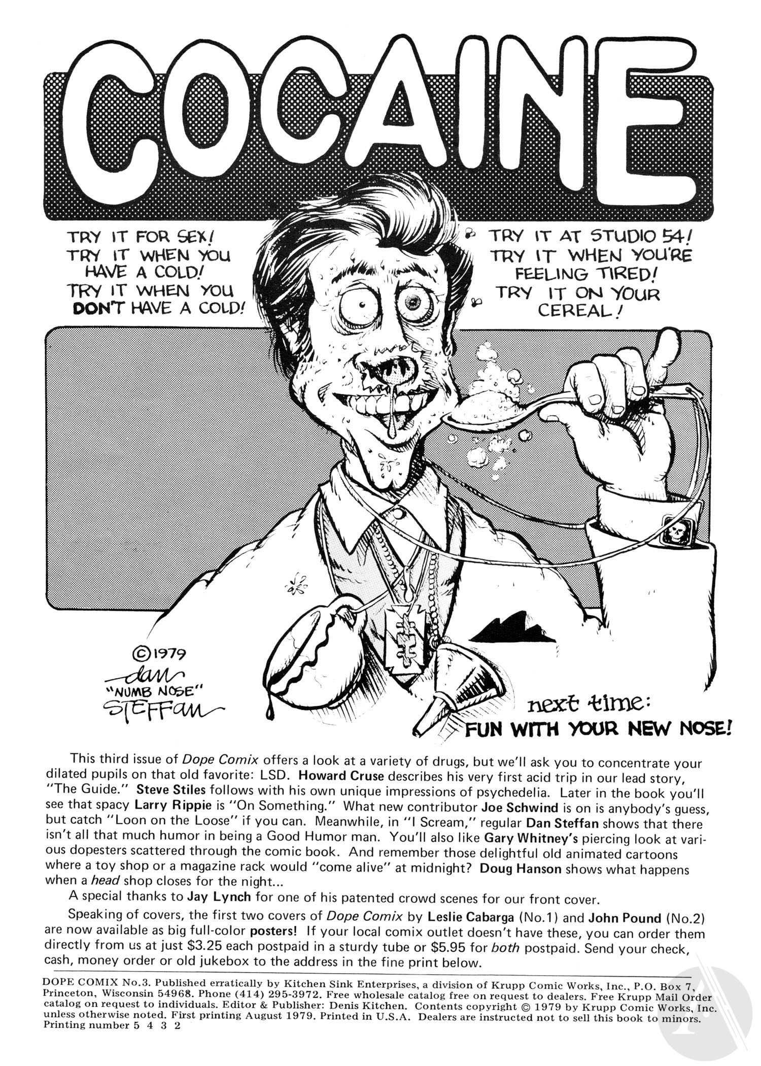 Read online Dope Comix comic -  Issue #3 - 2