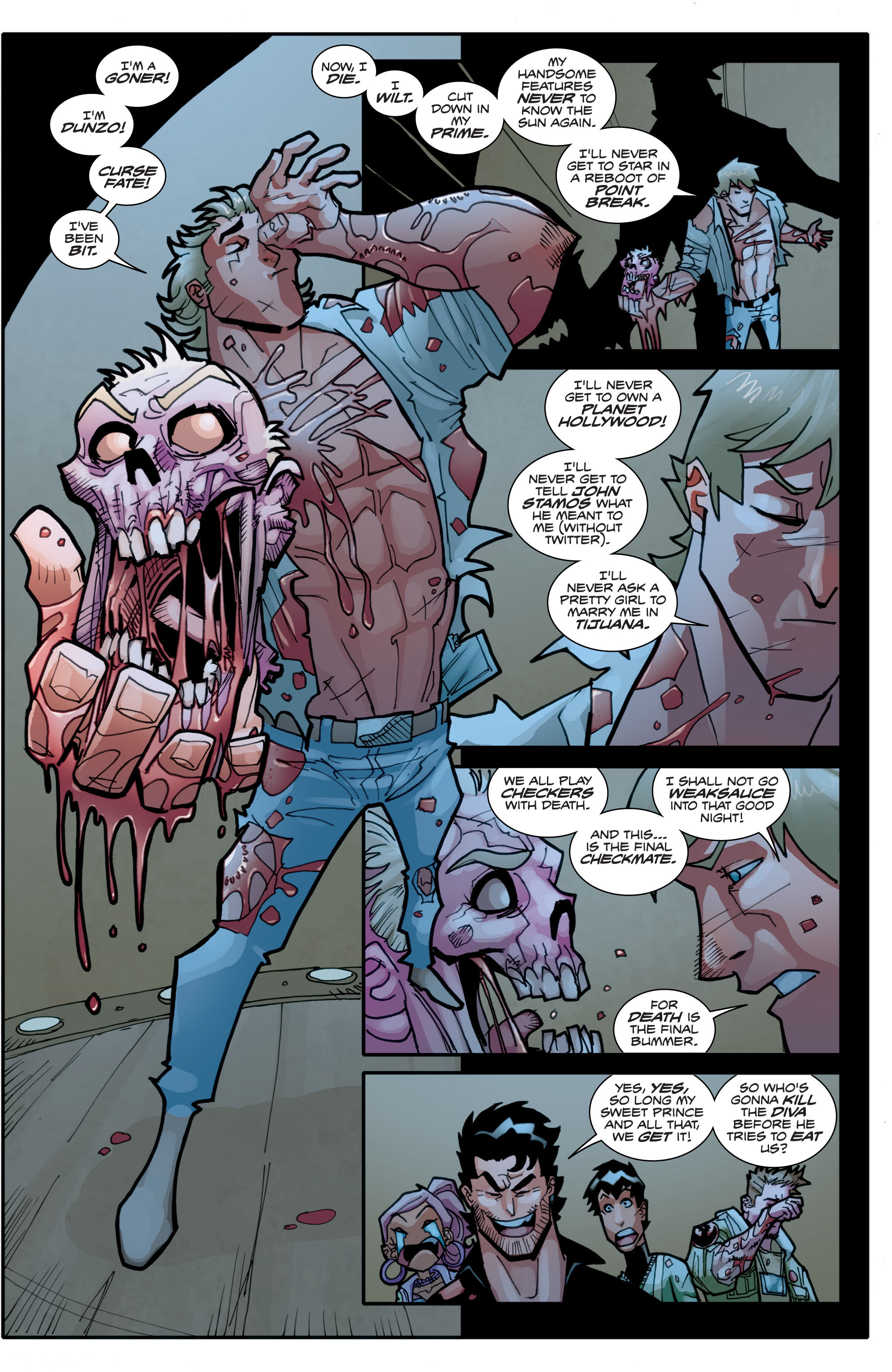 Read online Fanboys vs. Zombies comic -  Issue #4 - 11