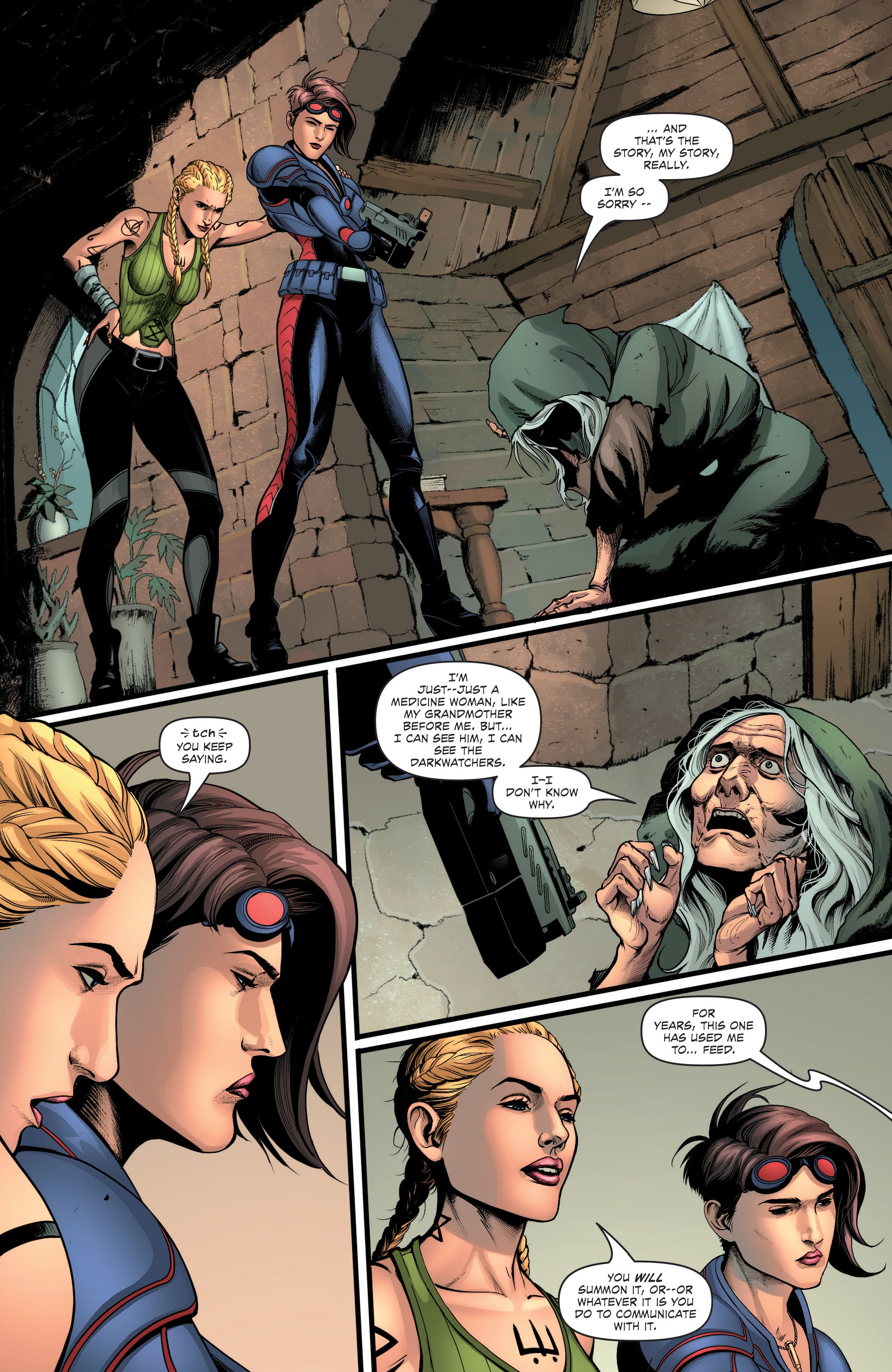 Read online Grimm Universe Presents Quarterly: Darkwatchers comic -  Issue # TPB - 39
