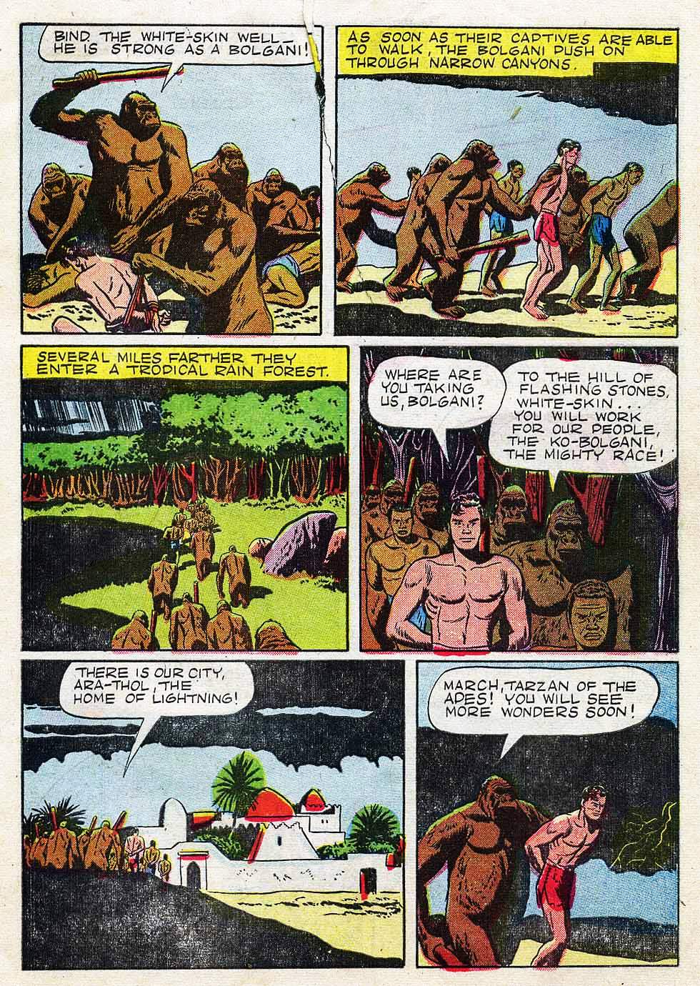 Read online Tarzan (1948) comic -  Issue #10 - 7