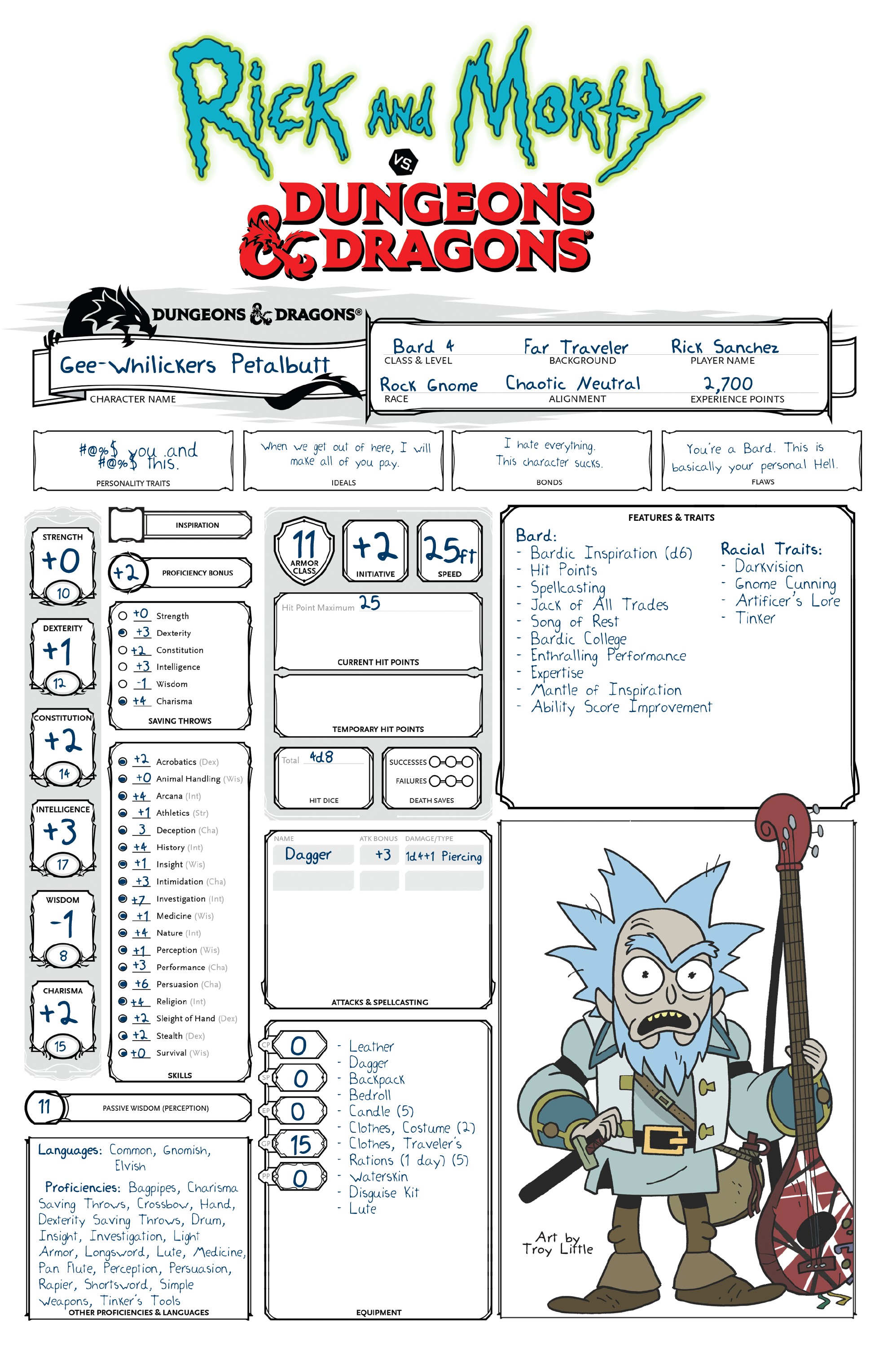Read online Rick and Morty vs Dungeons & Dragons comic -  Issue #4 - 29