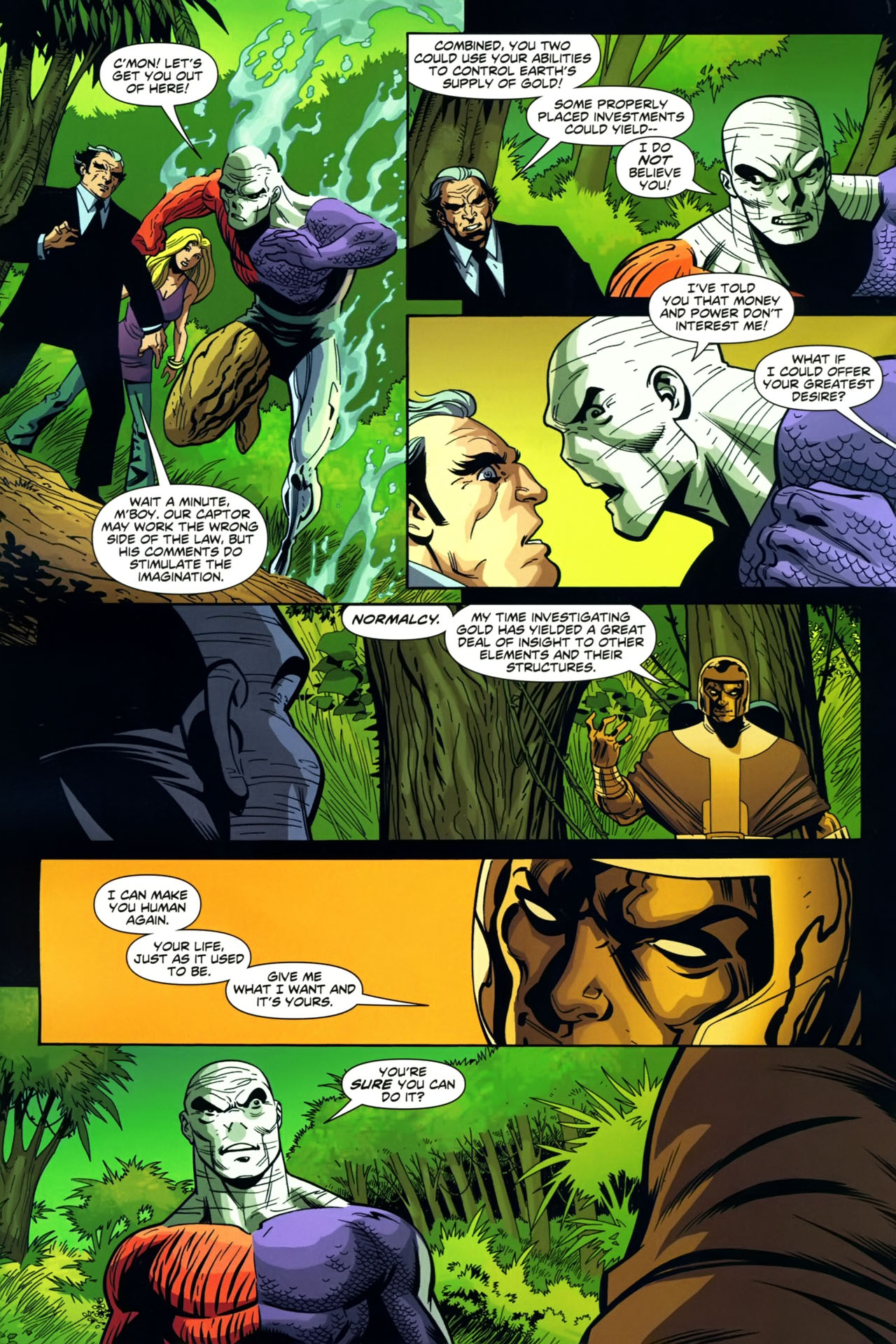 Read online Metamorpho: Year One comic -  Issue #6 - 13