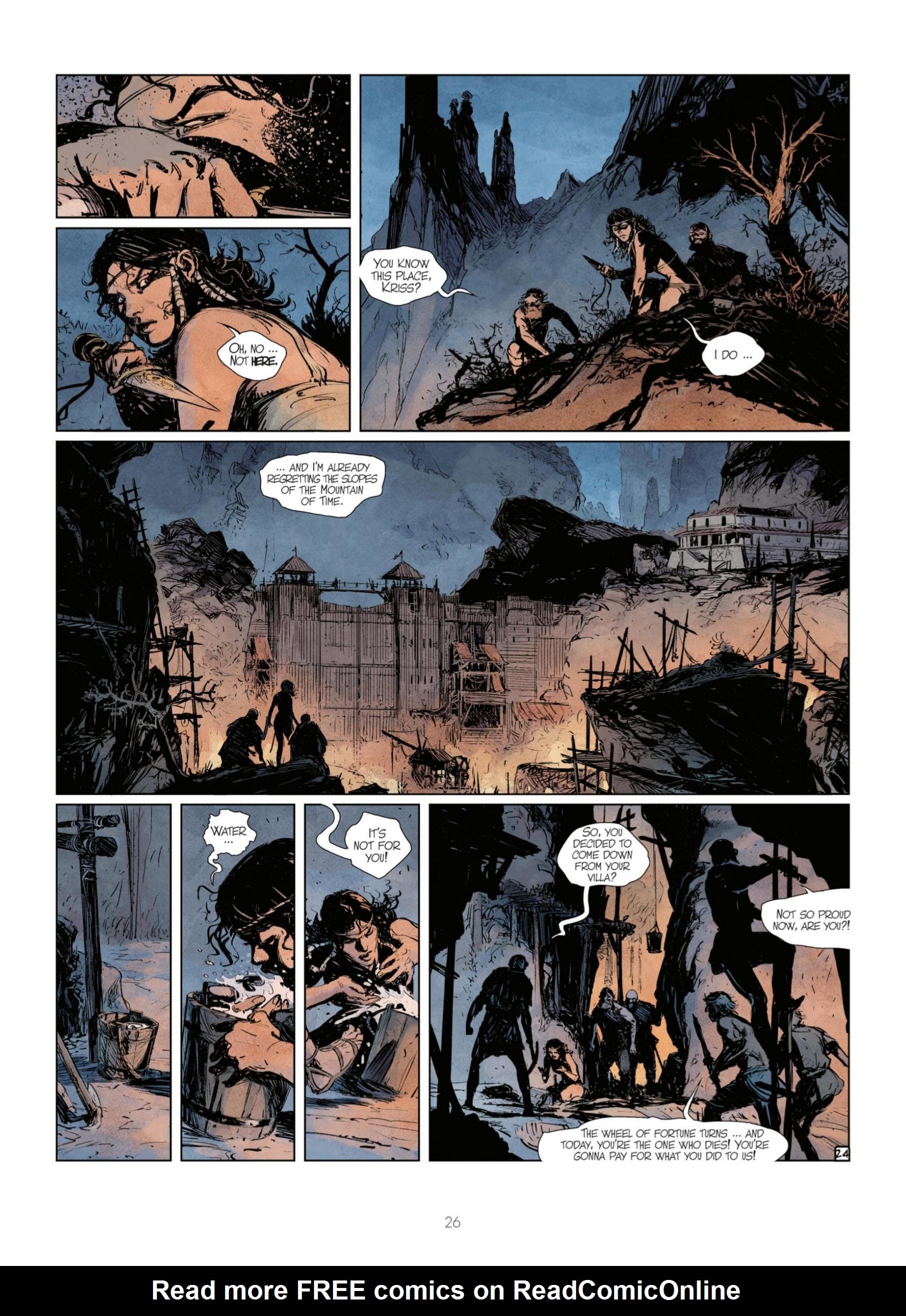 Read online Kriss of Valnor: The Mountain of Time comic -  Issue # Full - 28