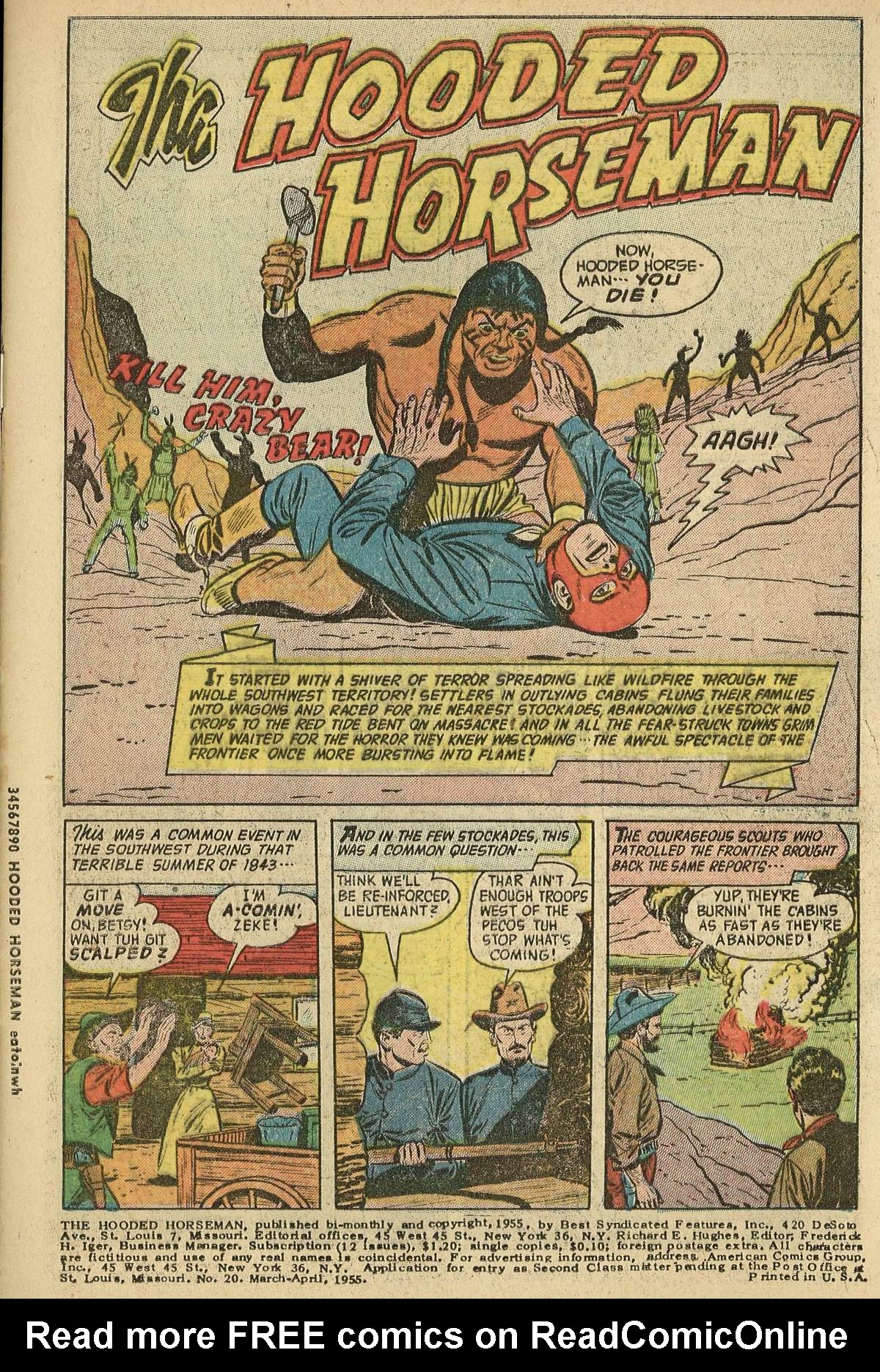 Read online Hooded Horseman comic -  Issue #30 - 3