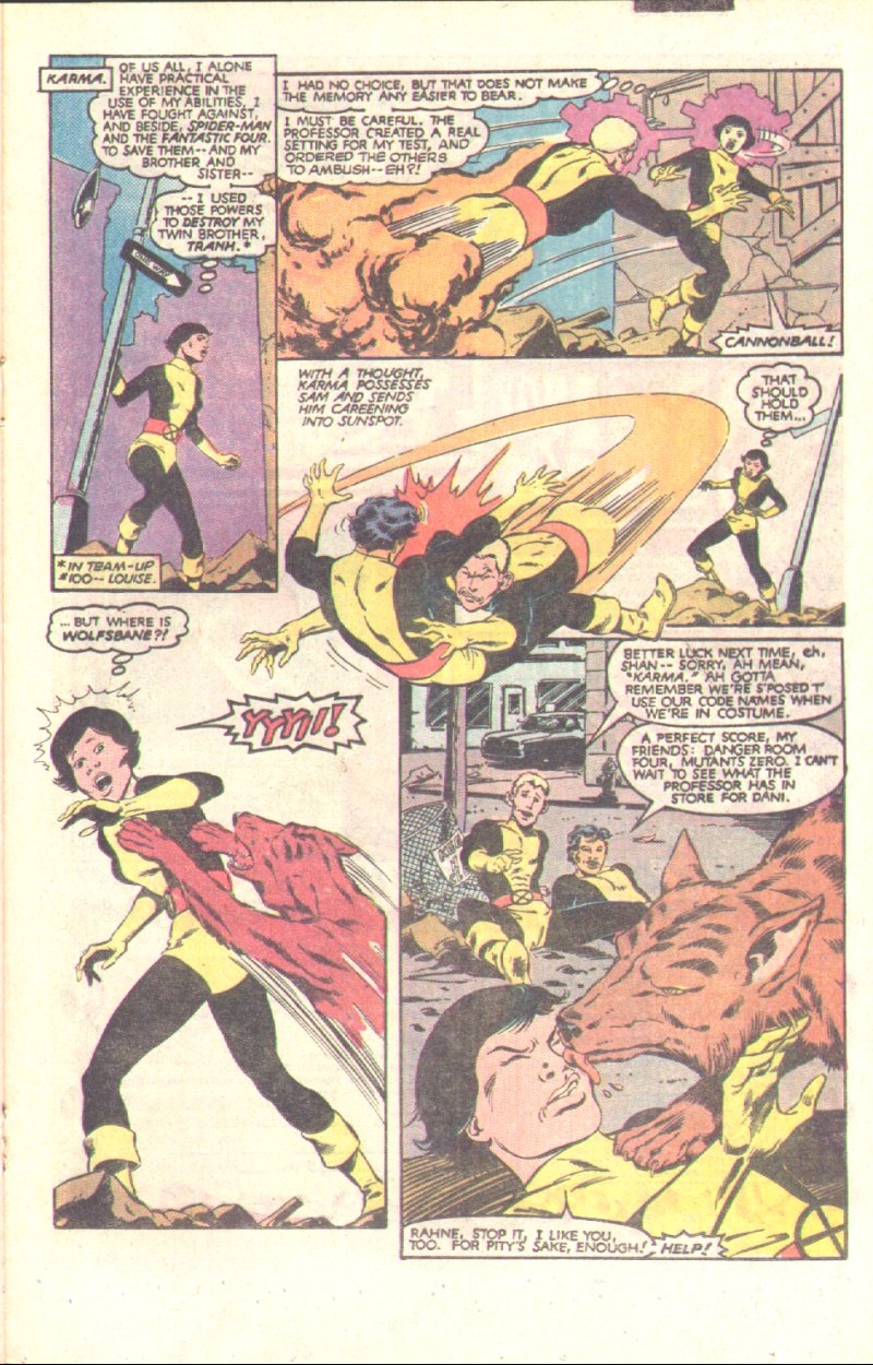 Read online The New Mutants comic -  Issue #1 - 16