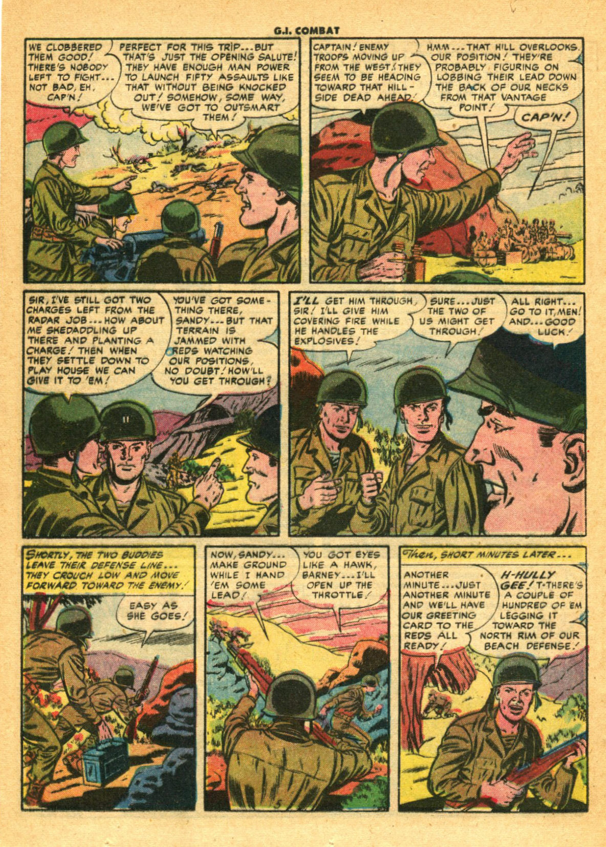 Read online G.I. Combat (1952) comic -  Issue #16 - 21