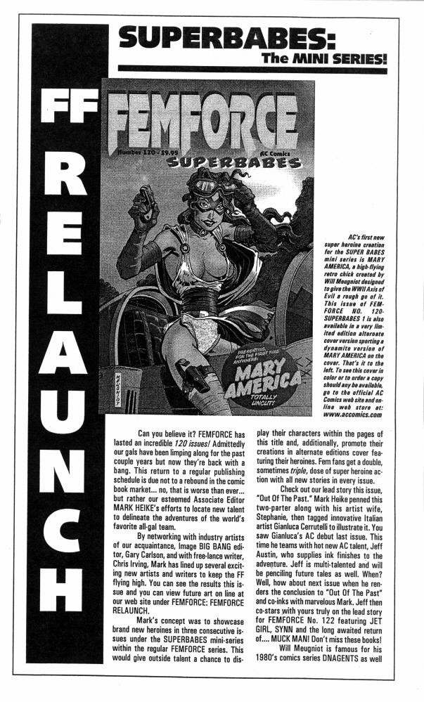 Read online Femforce comic -  Issue #120b - 17