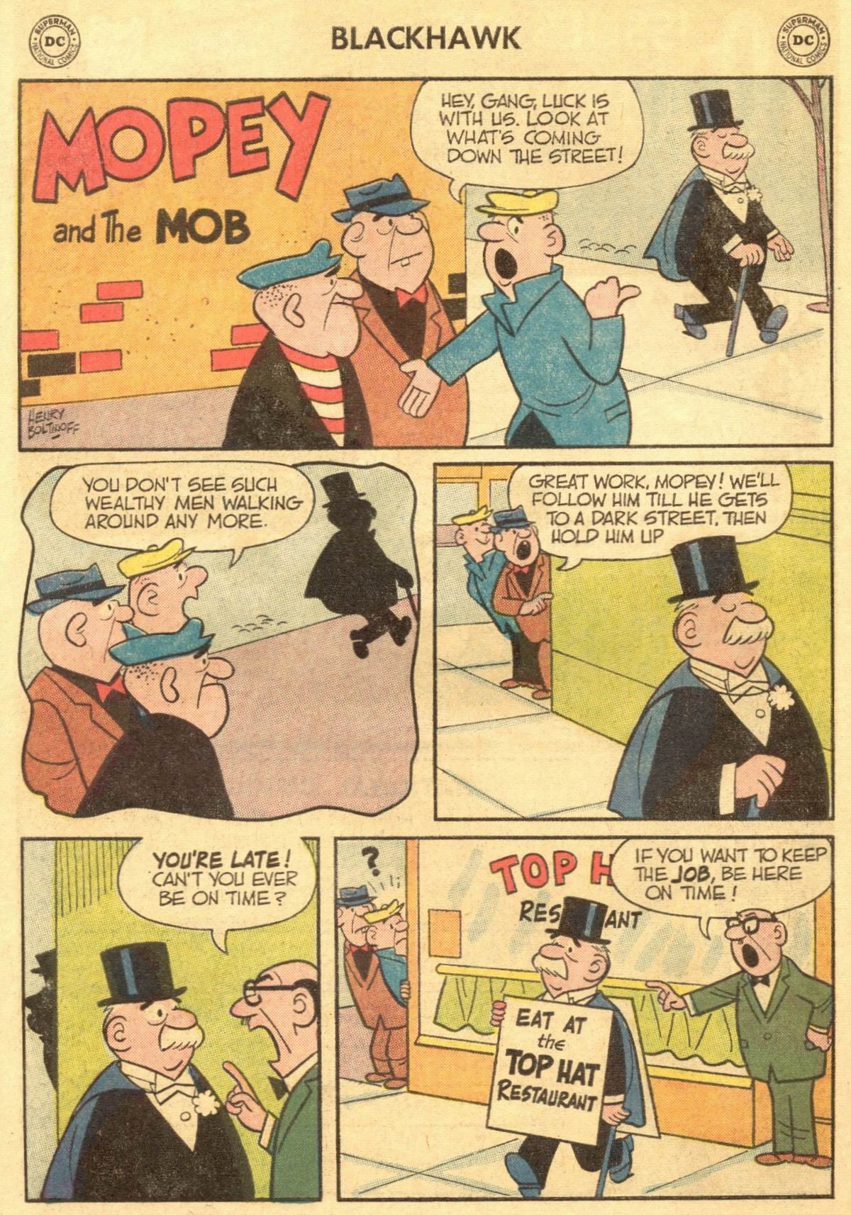 Read online Blackhawk (1957) comic -  Issue #208 - 34