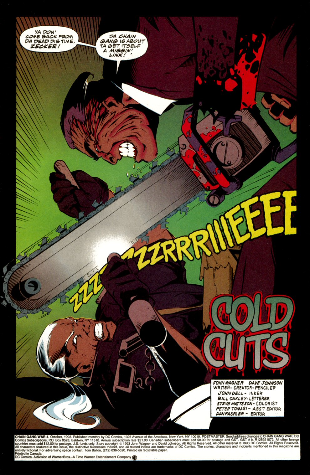 Read online Chain Gang War comic -  Issue #4 - 2