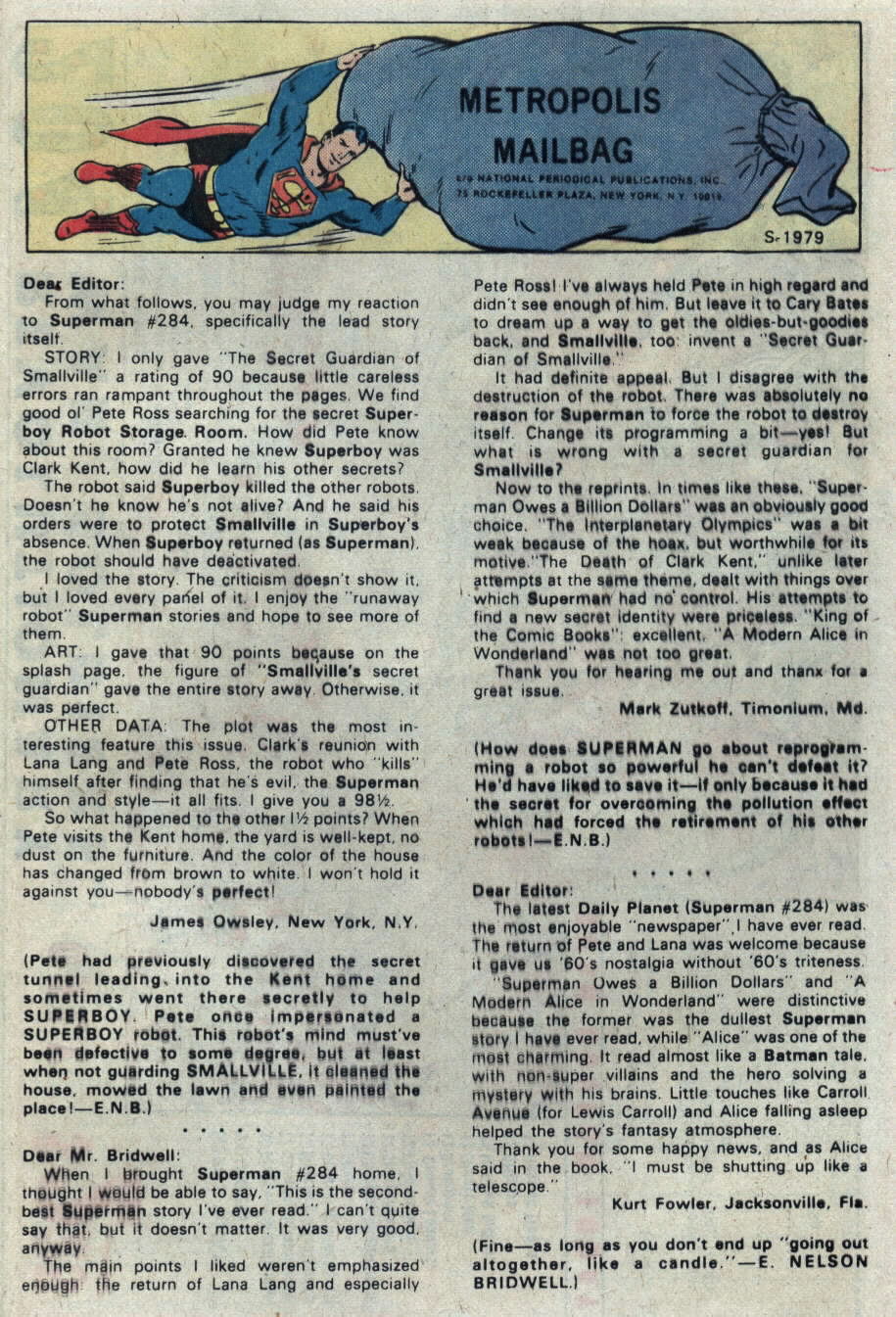 Read online Superman (1939) comic -  Issue #288 - 20