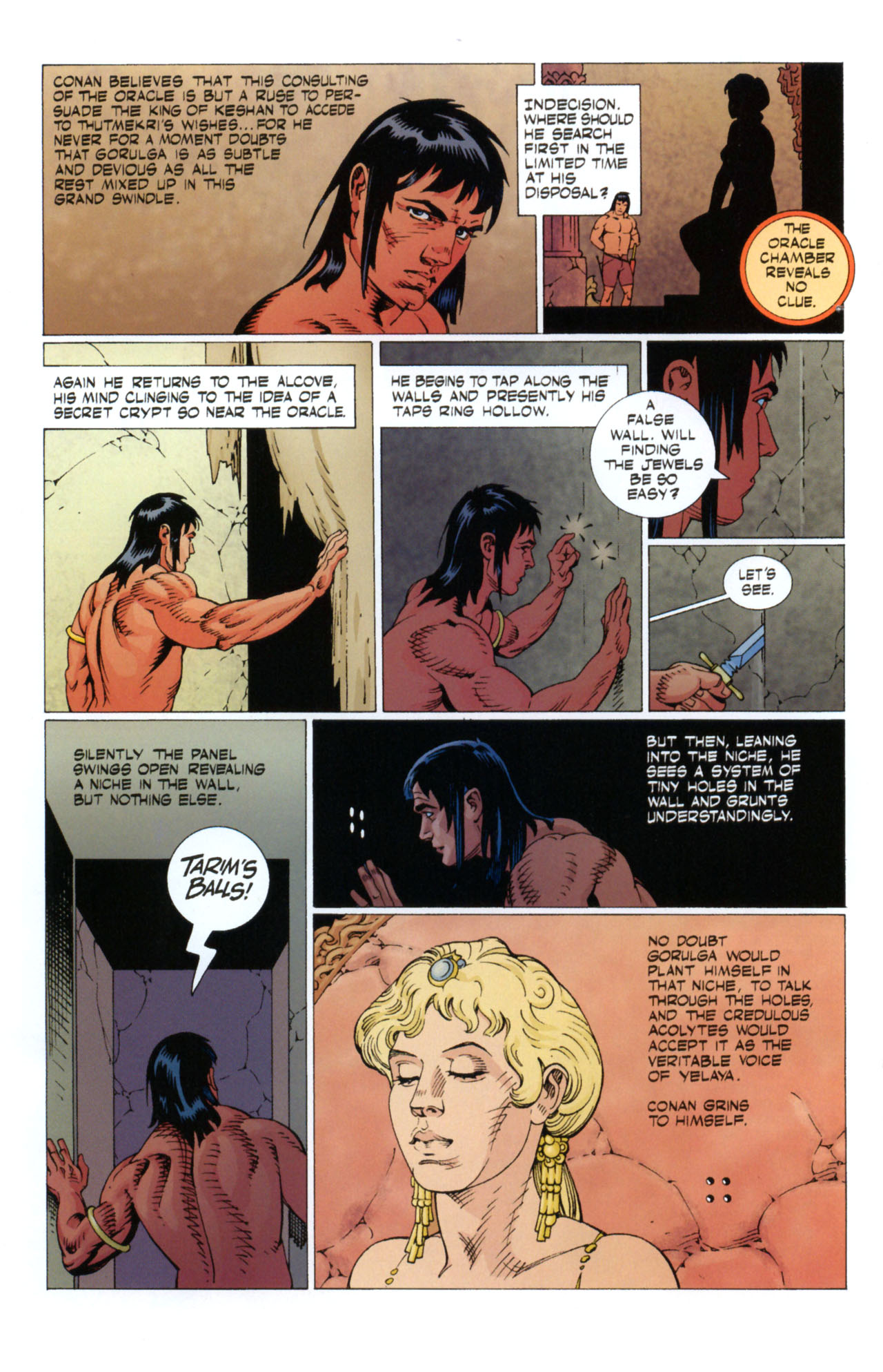 Read online Conan and the Jewels of Gwahlur comic -  Issue #1 - 14