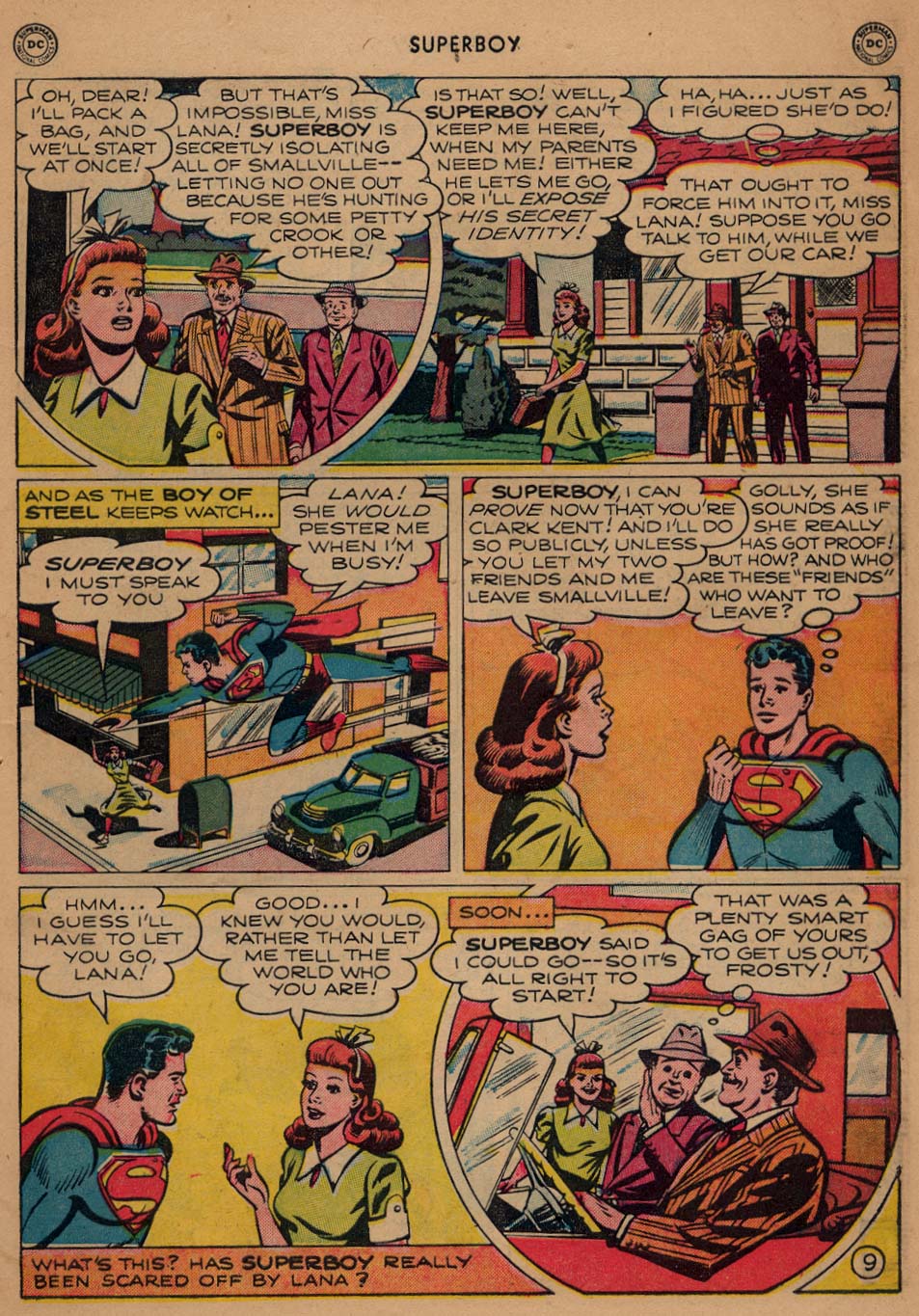Read online Superboy (1949) comic -  Issue #11 - 10
