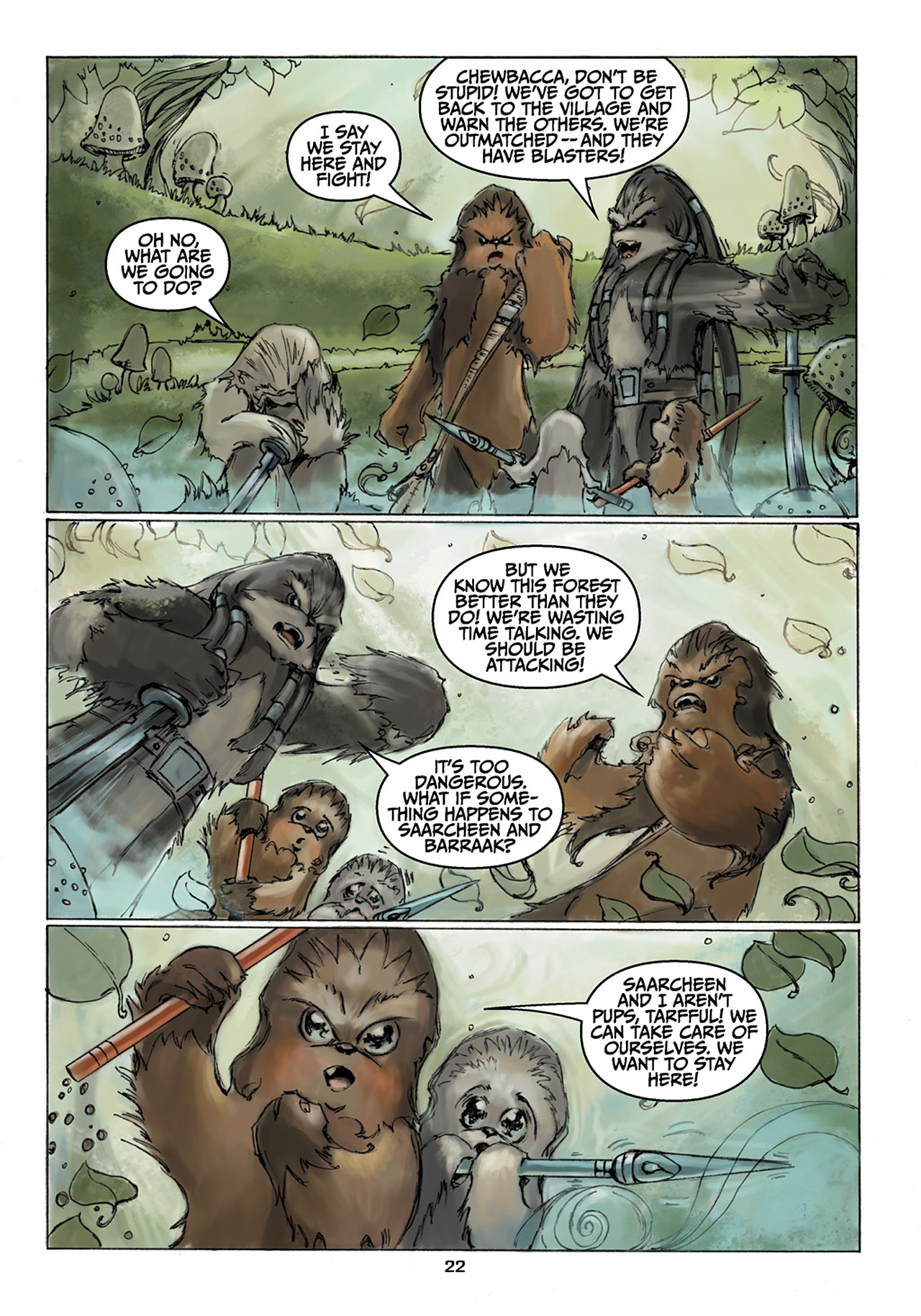 Read online Star Wars Adventures comic -  Issue # Issue Chewbacca and the Slavers of the Shadowlands - 23