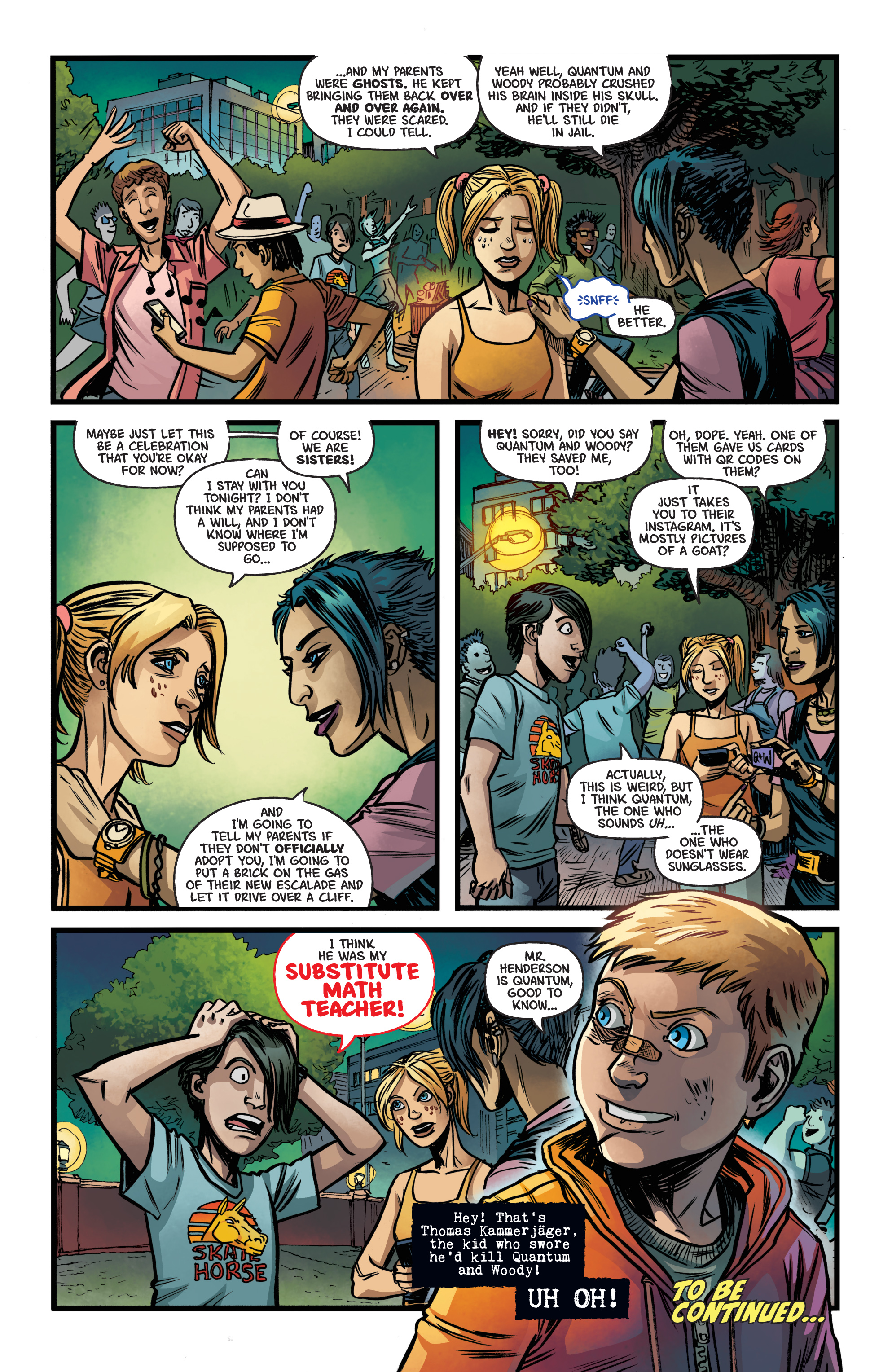 Read online Quantum & Woody comic -  Issue #3 - 22