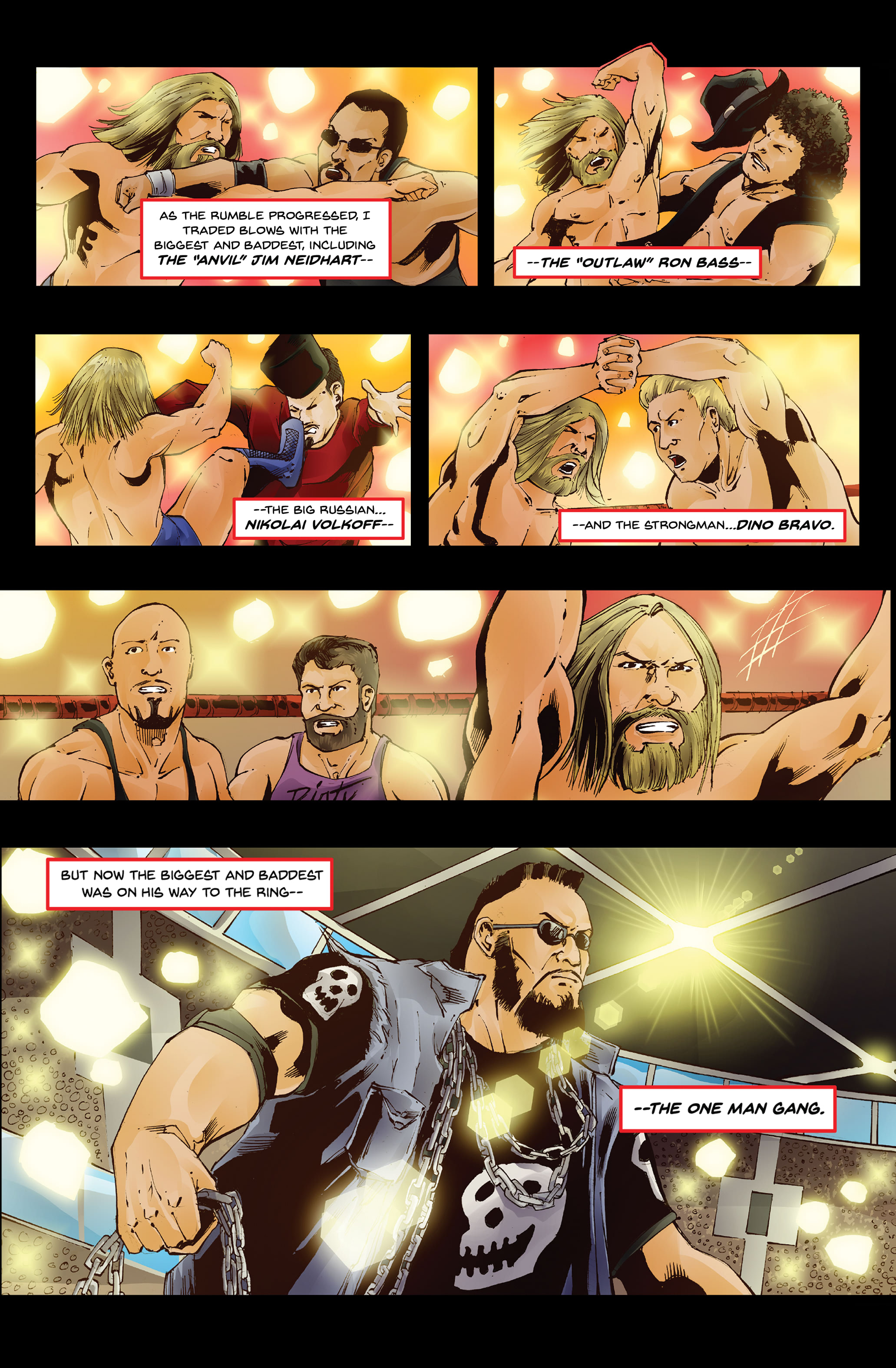 Read online Hacksaw Jim Duggan comic -  Issue #1 - 5