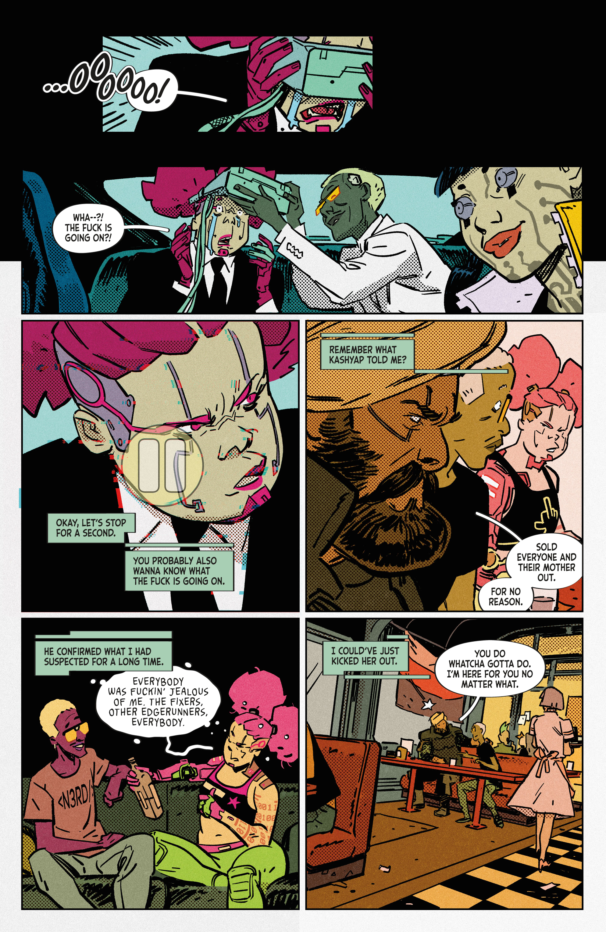 Read online Cyberpunk 2077: Blackout comic -  Issue #4 - 8