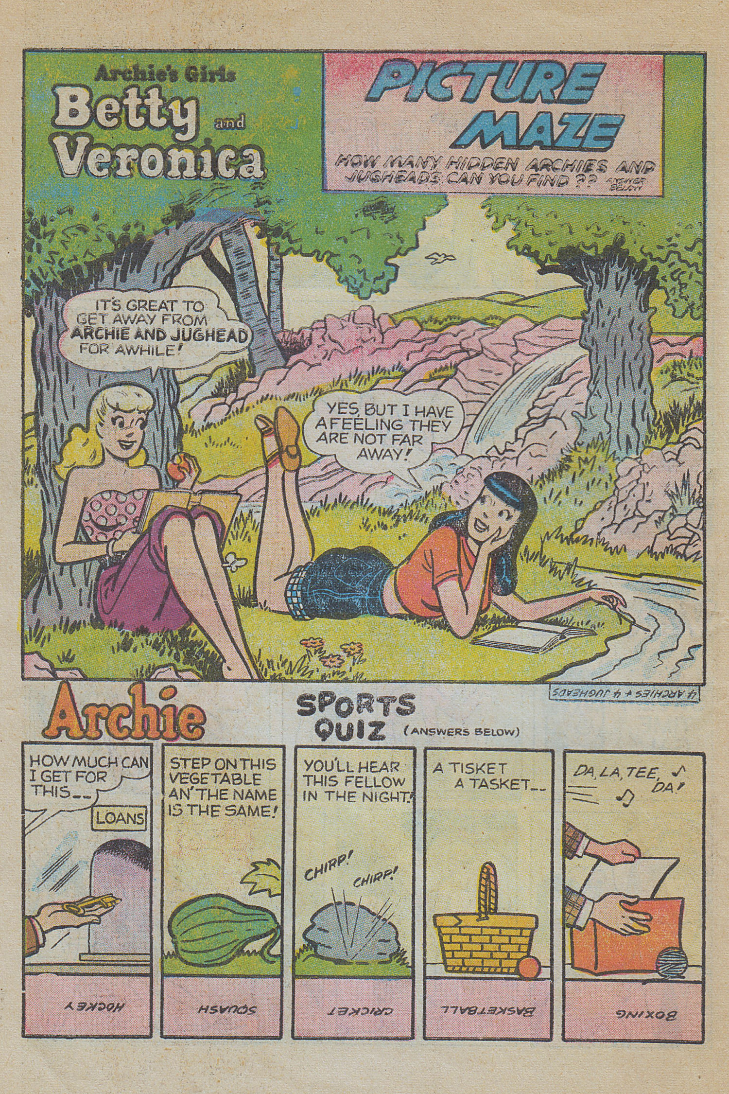 Read online Archie's Joke Book Magazine comic -  Issue #18 - 30