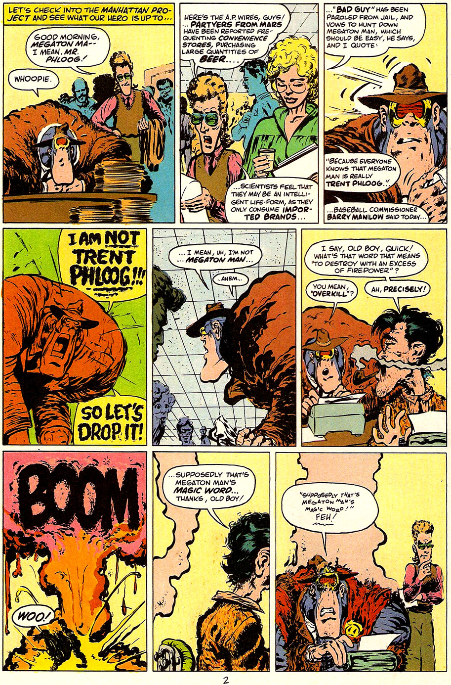 Read online Megaton Man comic -  Issue #4 - 4