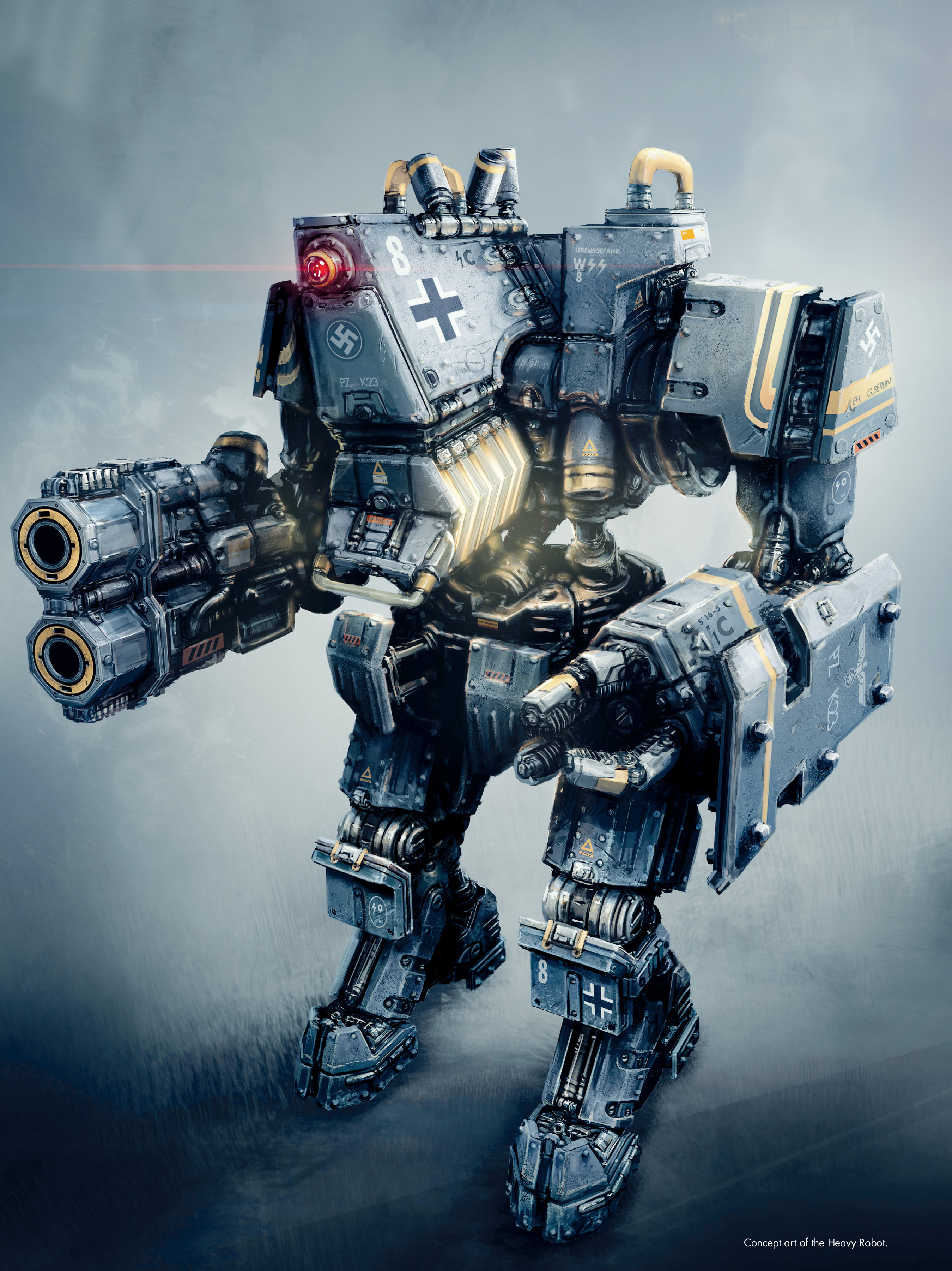 Read online The Art of Wolfenstein: The New Order comic -  Issue # TPB (Part 2) - 16