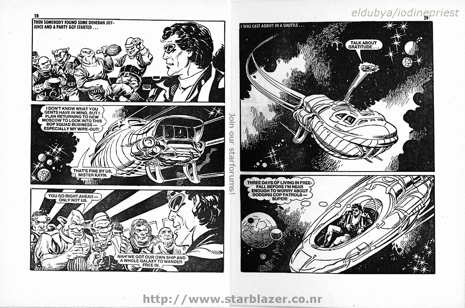 Read online Starblazer comic -  Issue #203 - 16