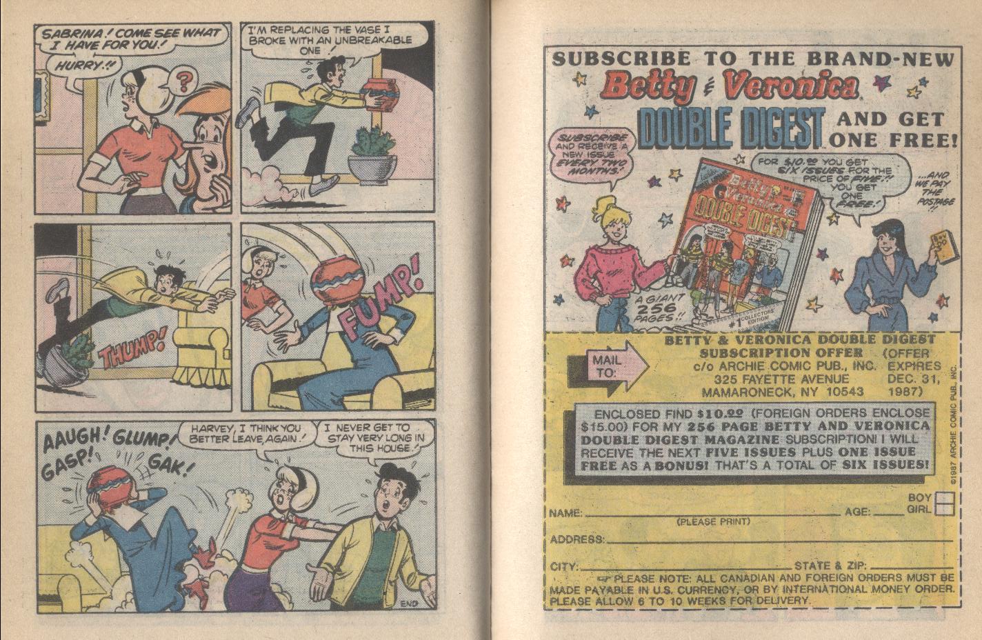 Read online Archie...Archie Andrews, Where Are You? Digest Magazine comic -  Issue #50 - 40