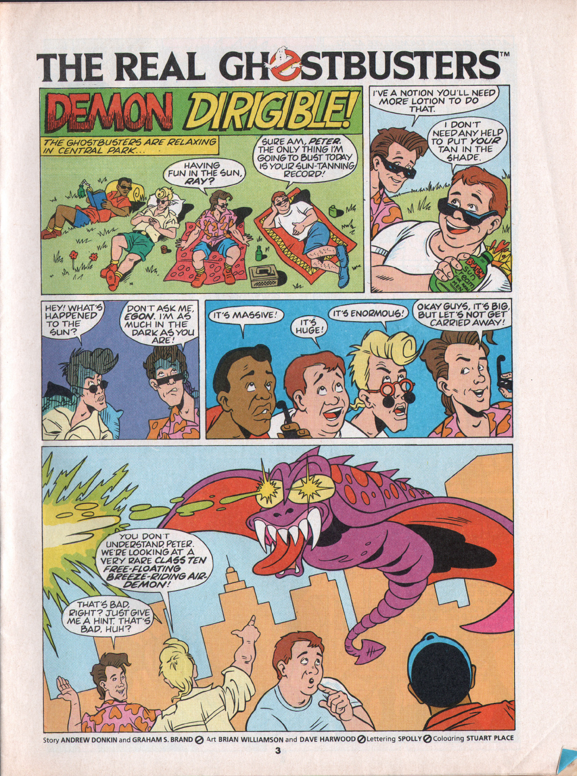 Read online The Real Ghostbusters comic -  Issue #93 - 3