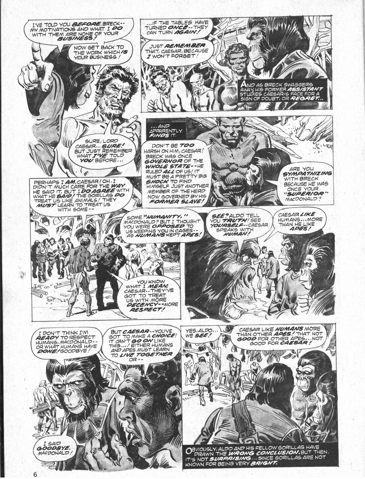 Read online Planet of the Apes comic -  Issue #22 - 6