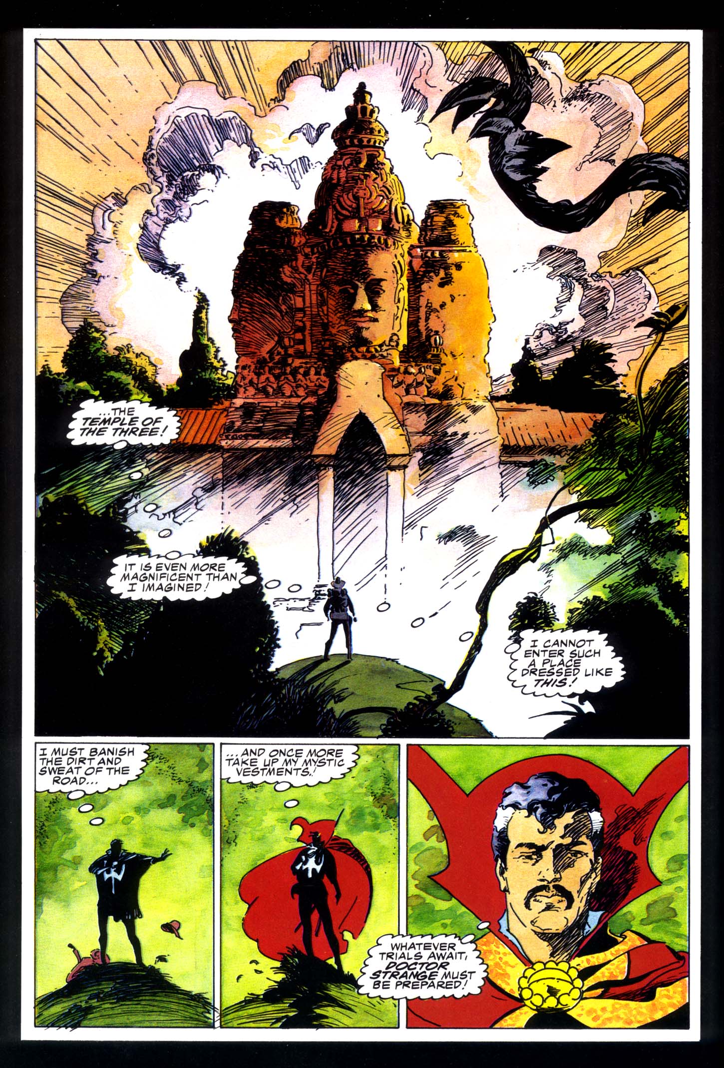 Read online Marvel Graphic Novel comic -  Issue #49 - Doctor Strange & Doctor Doom - Triumph & Torment - 13