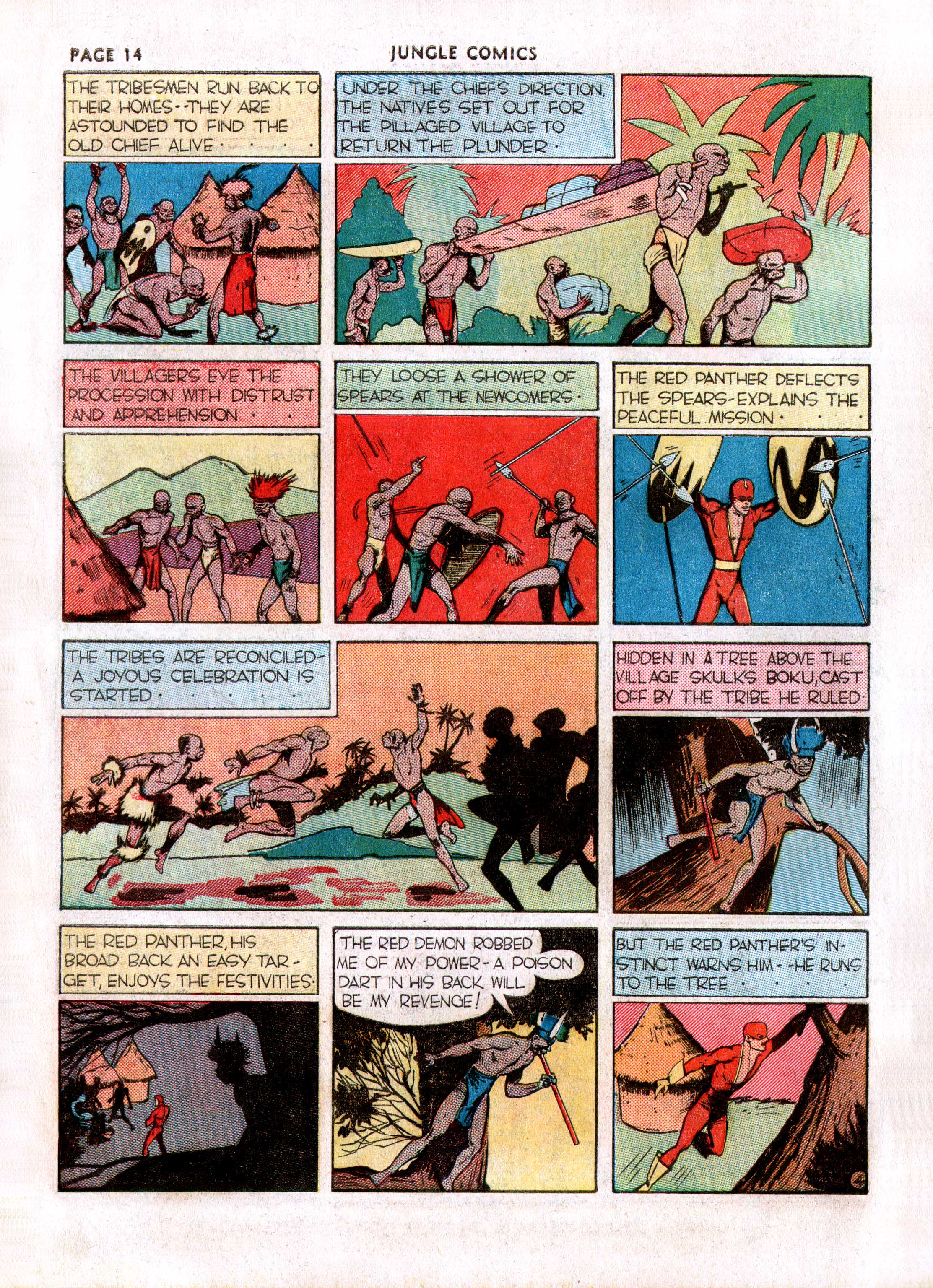 Read online Jungle Comics comic -  Issue #7 - 16