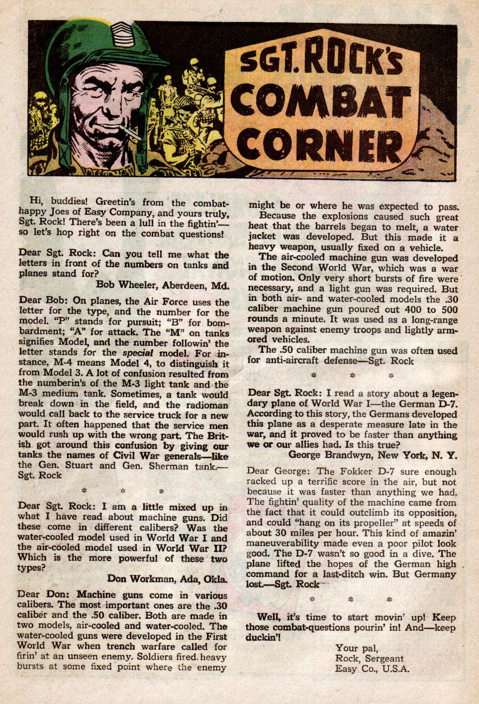 Read online Star Spangled War Stories (1952) comic -  Issue #116 - 22