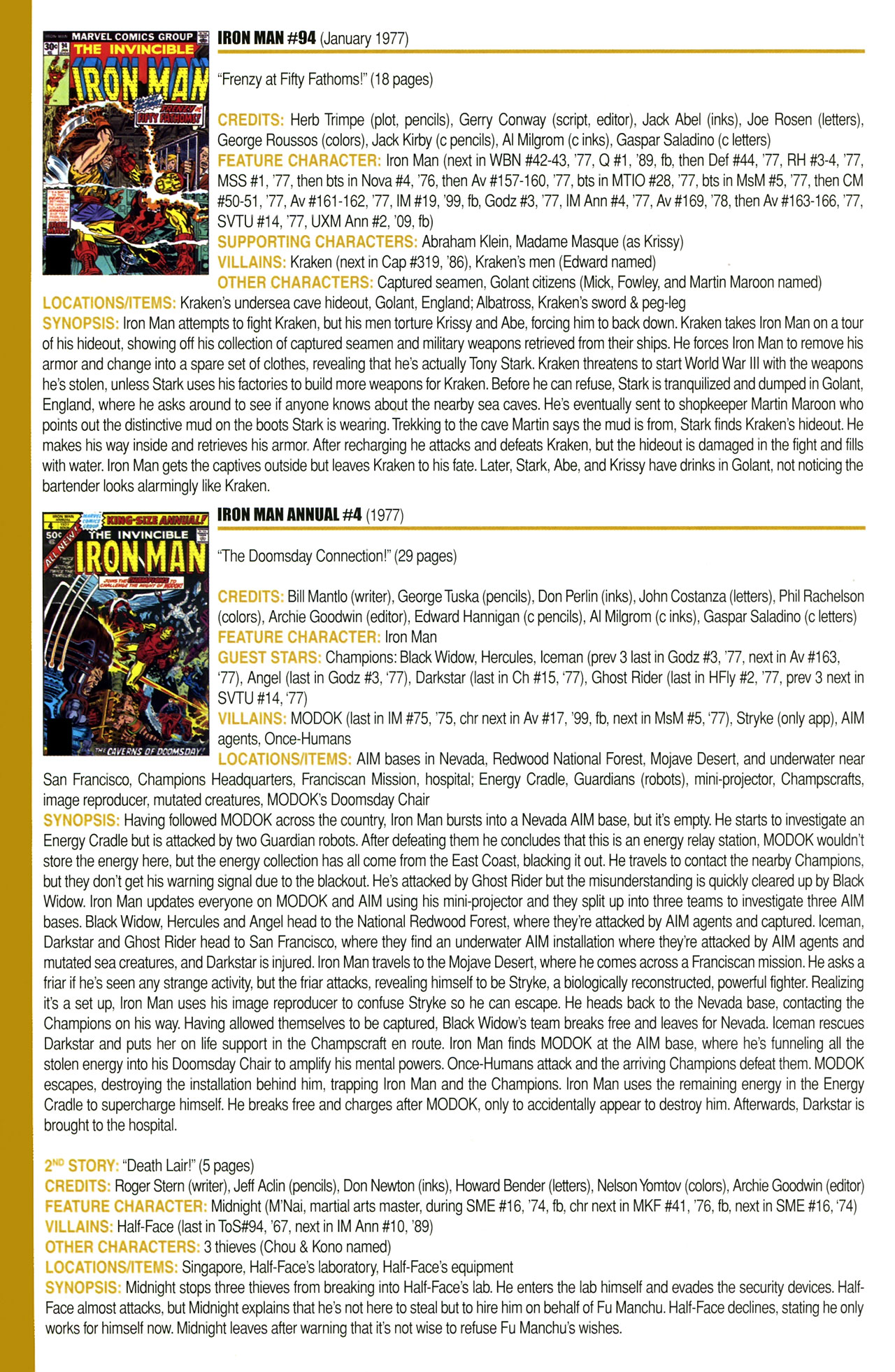 Read online Official Index to the Marvel Universe comic -  Issue #4 - 36