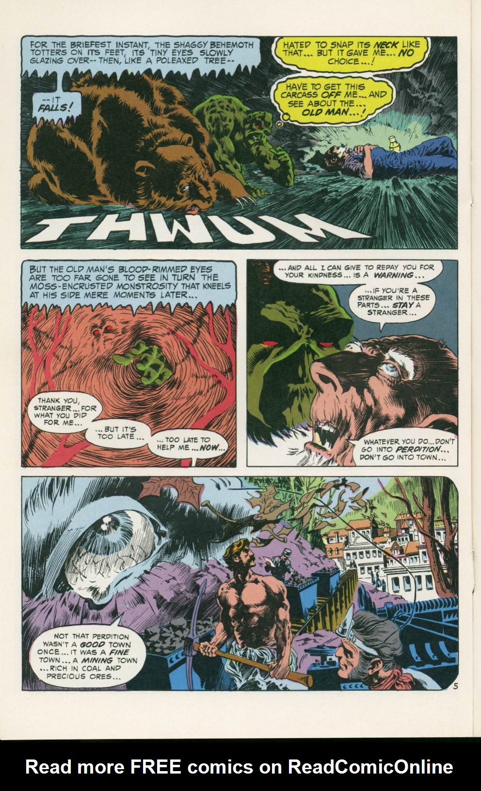 Read online Roots of the Swamp Thing comic -  Issue #4 - 28