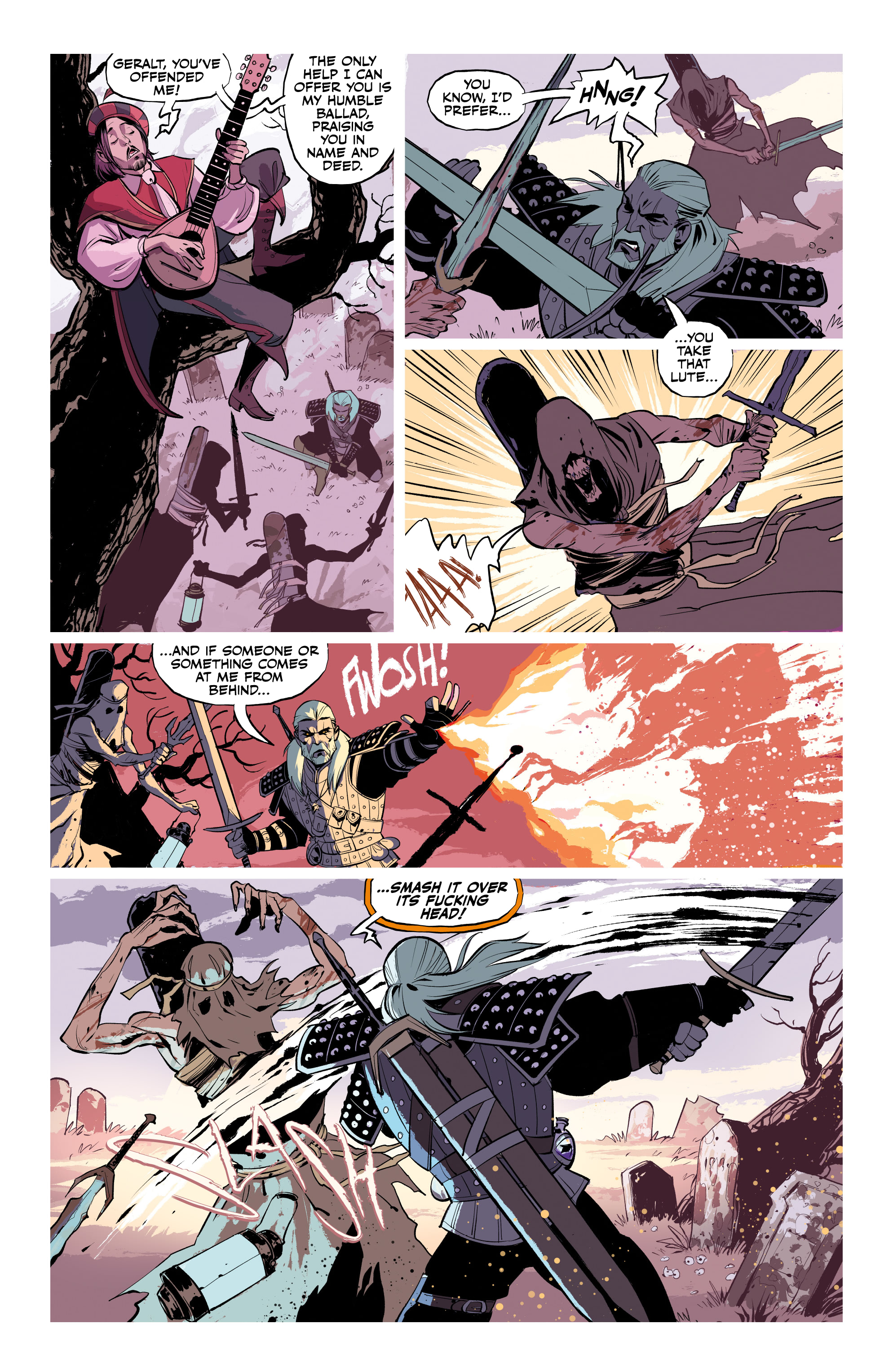 Read online The Witcher: The Ballad of Two Wolves comic -  Issue #1 - 4