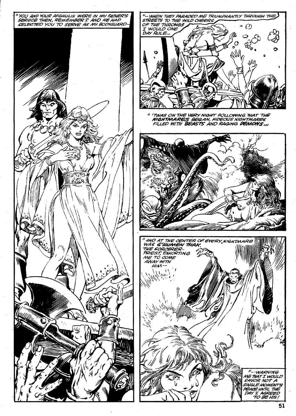 Read online The Savage Sword Of Conan comic -  Issue #85 - 51