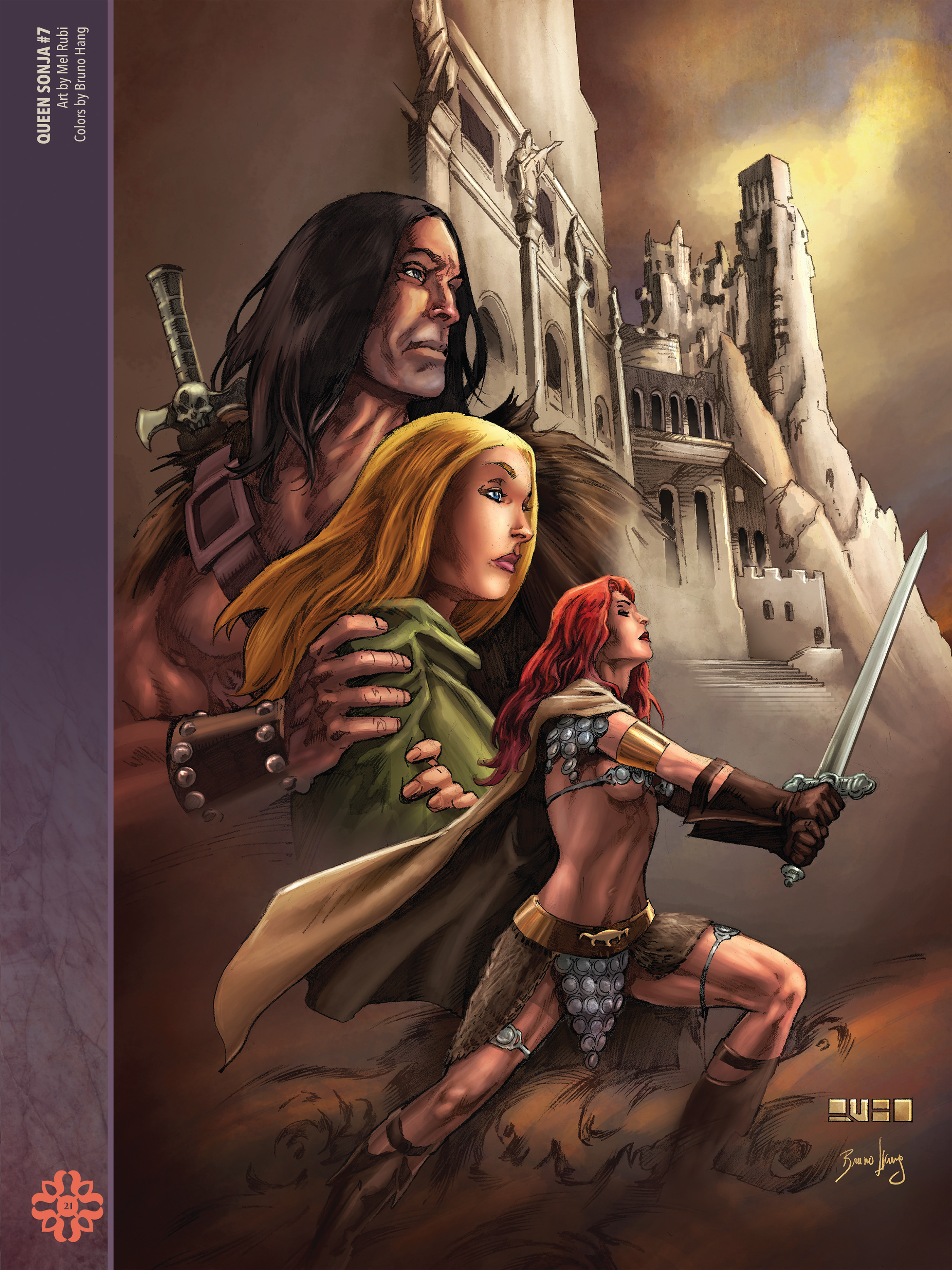 Read online The Art of Red Sonja comic -  Issue # TPB 2 (Part 1) - 21