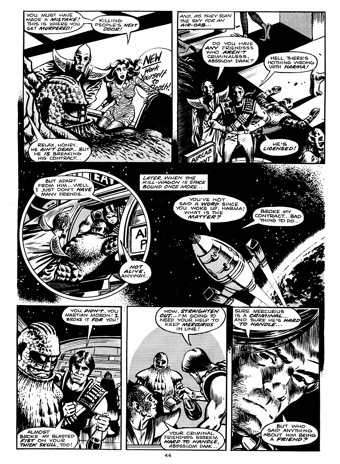 Read online Marvel Graphic Novel comic -  Issue #4 Abslom Daak, Dalek Killer - 43