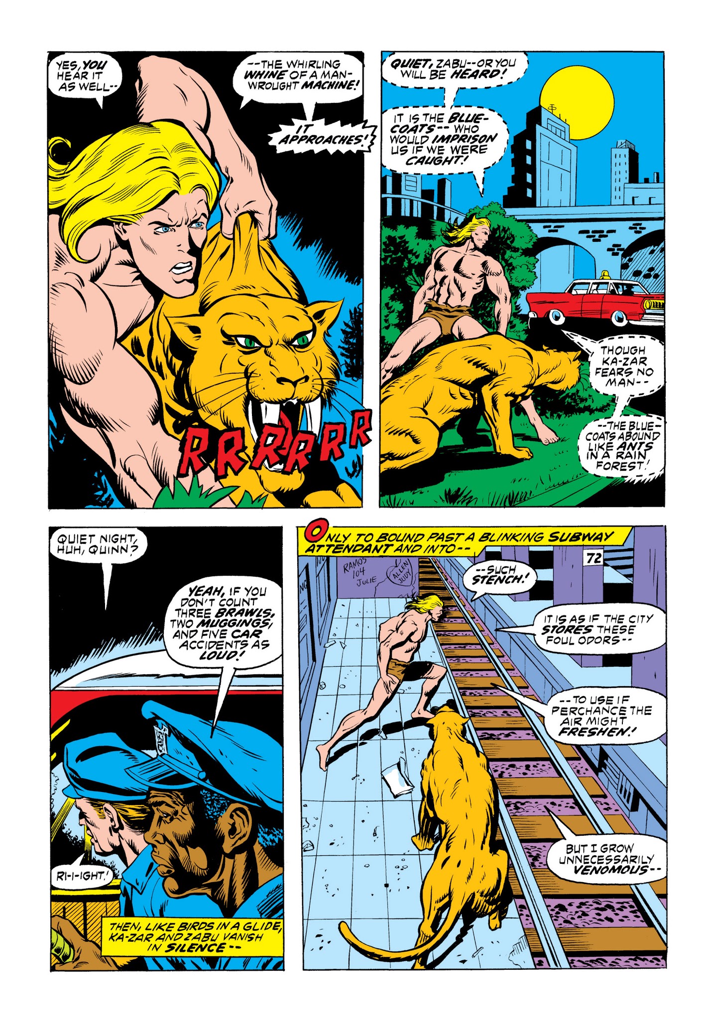 Read online Marvel Masterworks: Ka-Zar comic -  Issue # TPB 1 - 72