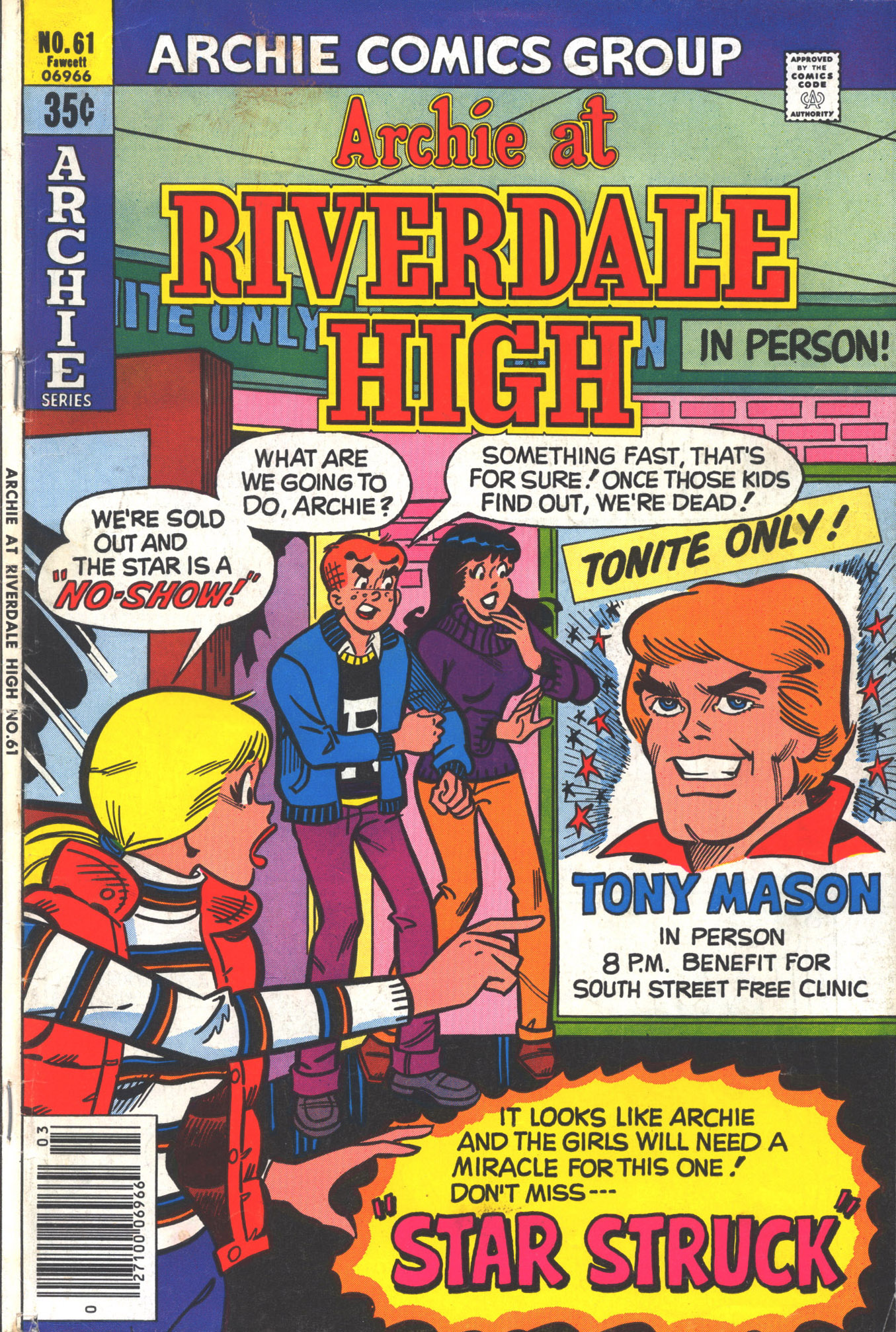 Read online Archie at Riverdale High (1972) comic -  Issue #61 - 1