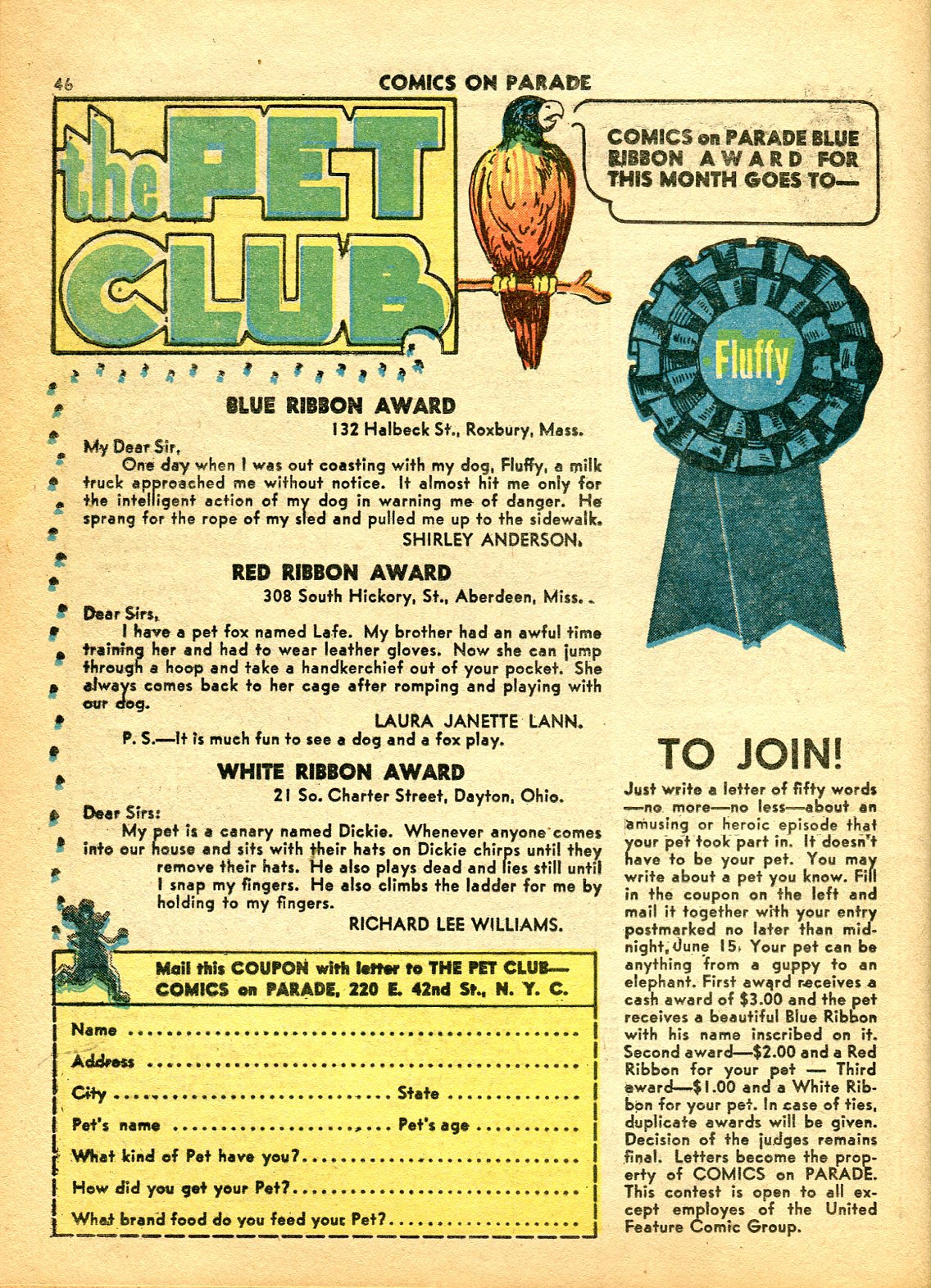 Read online Comics on Parade comic -  Issue #15 - 48