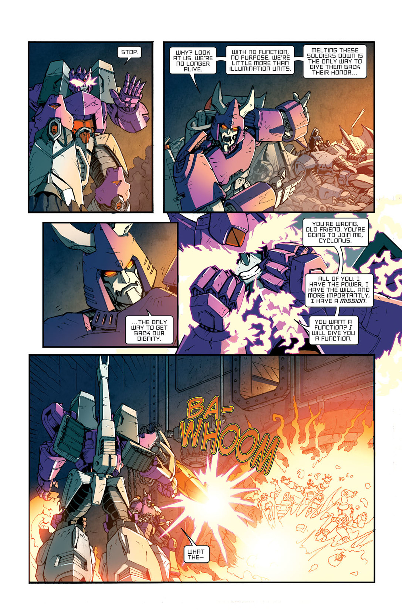 Read online The Transformers: All Hail Megatron comic -  Issue #14 - 17
