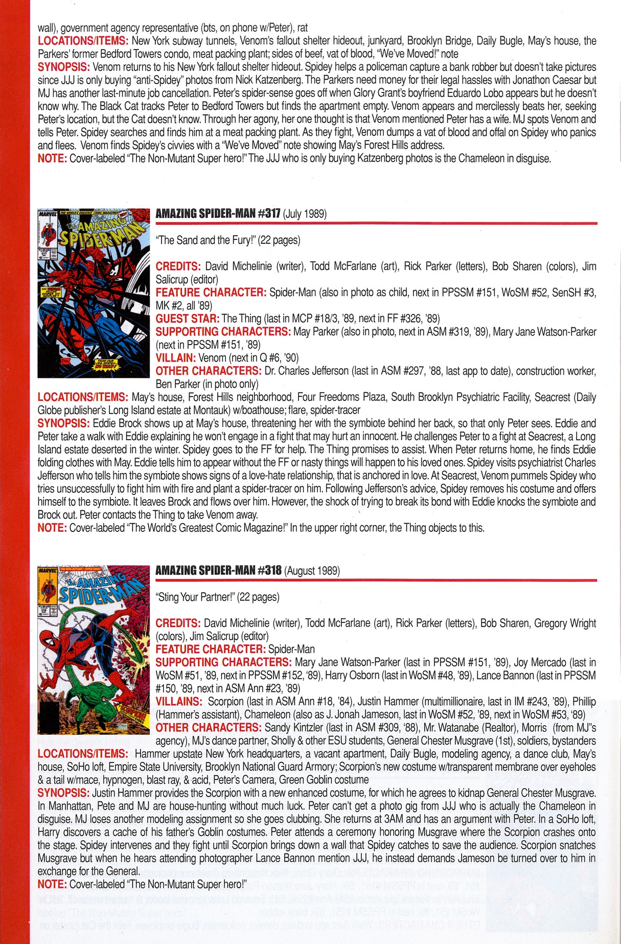 Read online Official Index to the Marvel Universe comic -  Issue #7 - 18