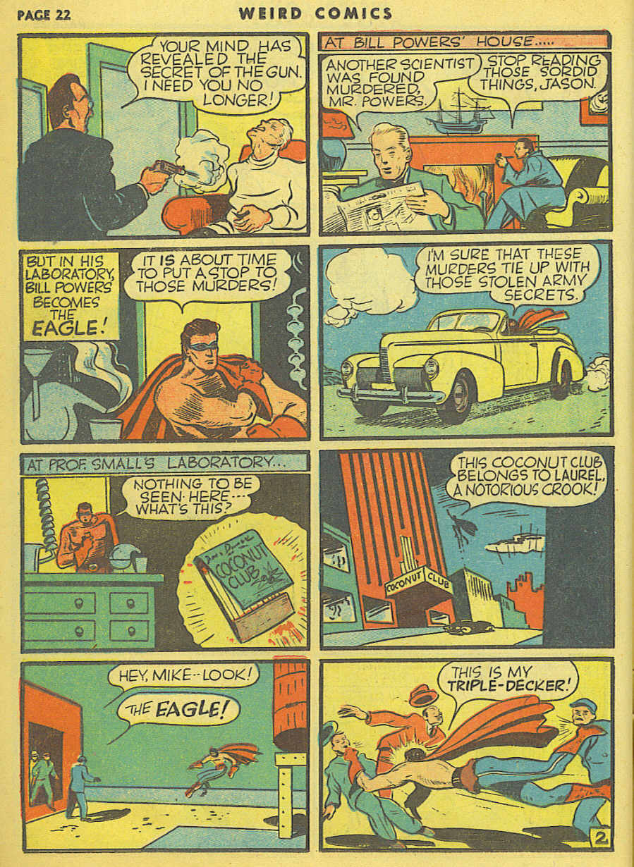 Read online Weird Comics comic -  Issue #10 - 23