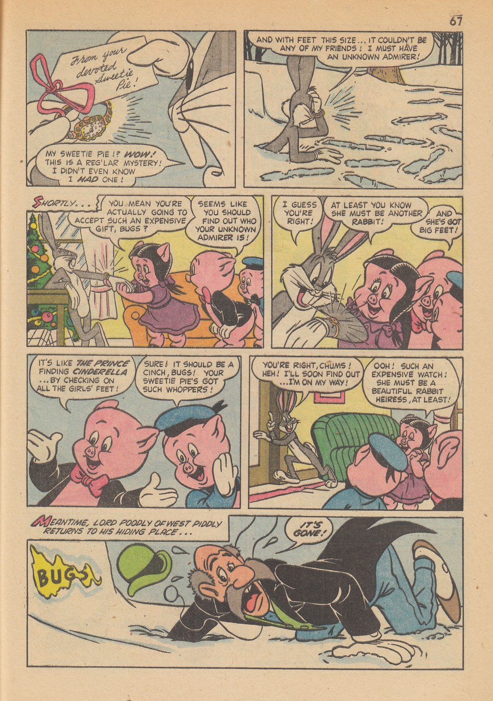 Read online Bugs Bunny's Christmas Funnies comic -  Issue # TPB 6 - 69