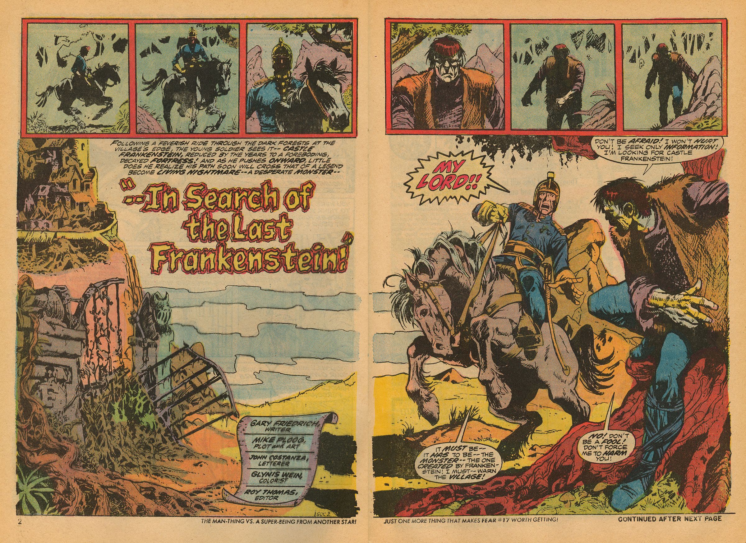 Read online Frankenstein (1973) comic -  Issue #6 - 4