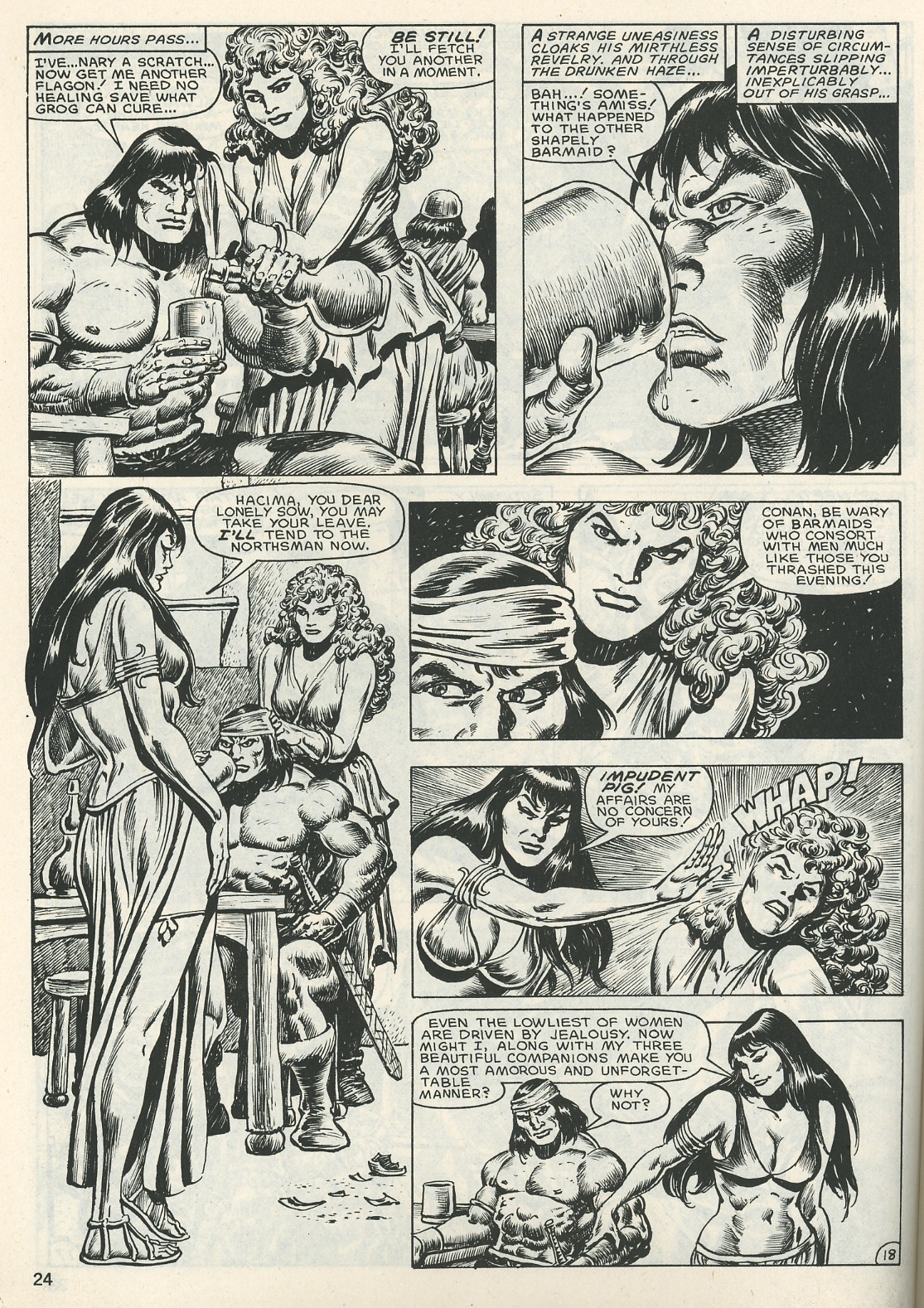 Read online The Savage Sword Of Conan comic -  Issue #123 - 24