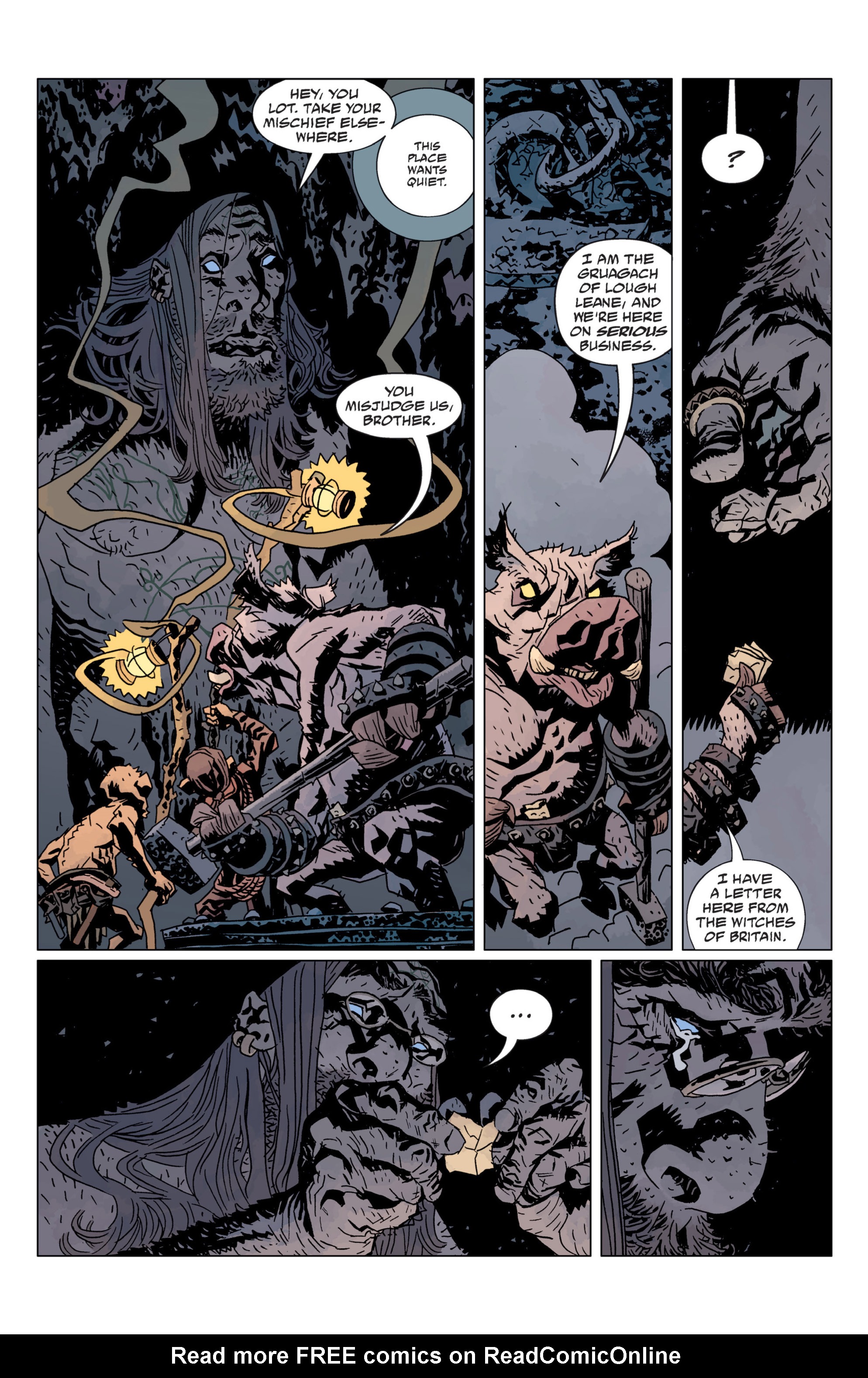 Read online Hellboy comic -  Issue #8 - 92