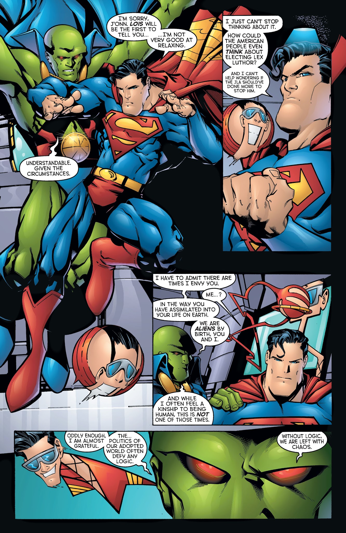 Read online Superman: President Luthor comic -  Issue # TPB - 126