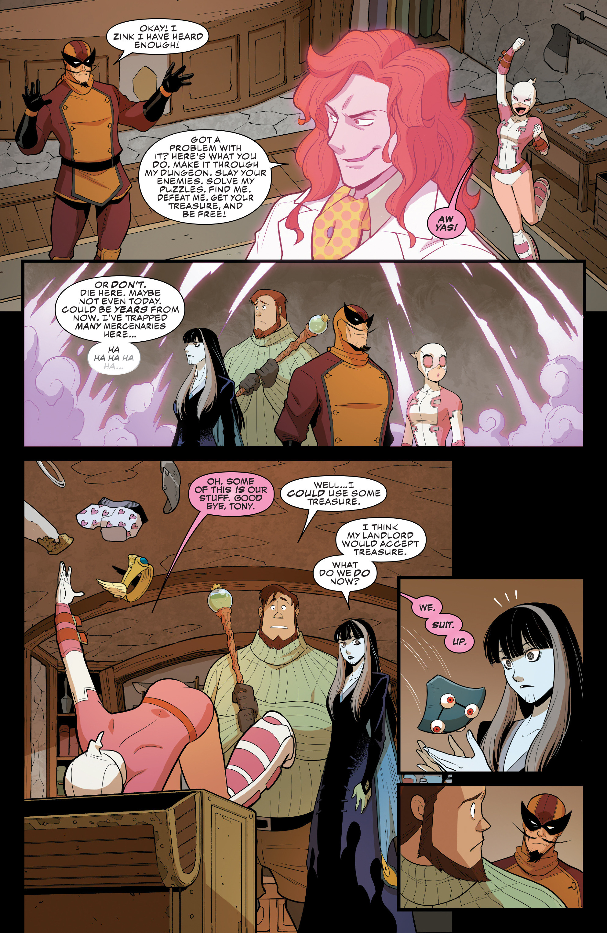 Read online The Unbelievable Gwenpool comic -  Issue #12 - 17